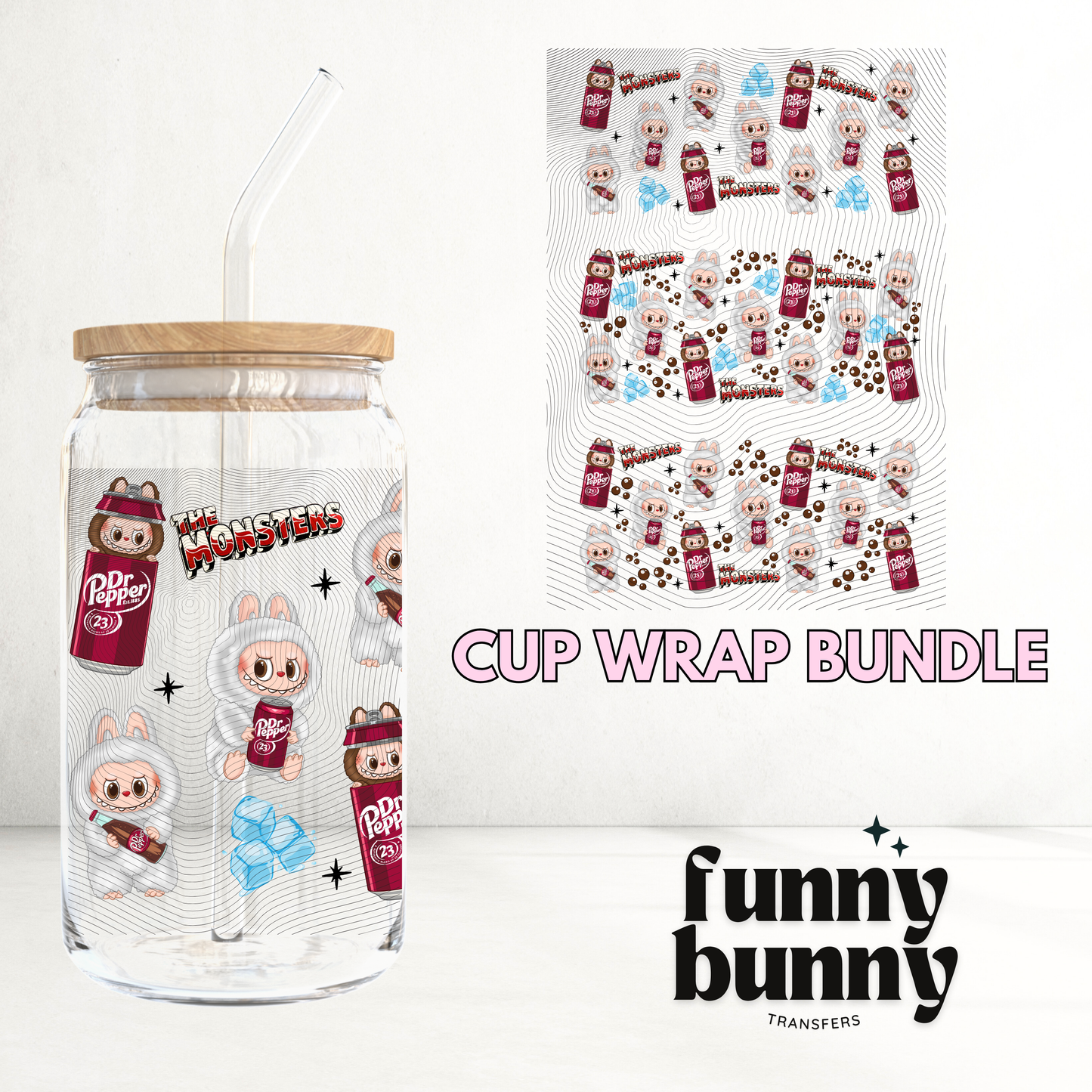 Labu Soda - Labu UVDTF 16oz Cup Wrap Bundle