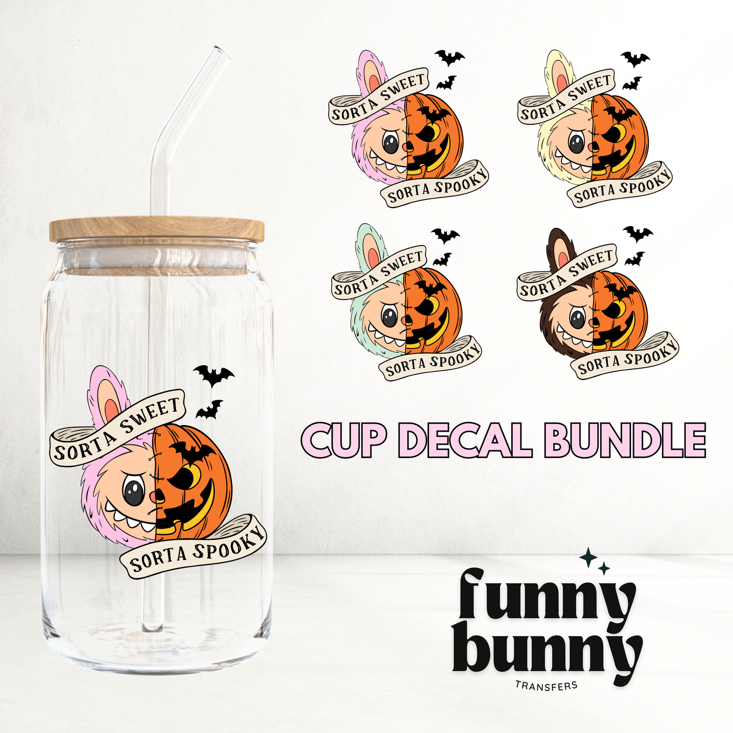 Labu Sorta Sweet Spooky - UVDTF Decal Bundle