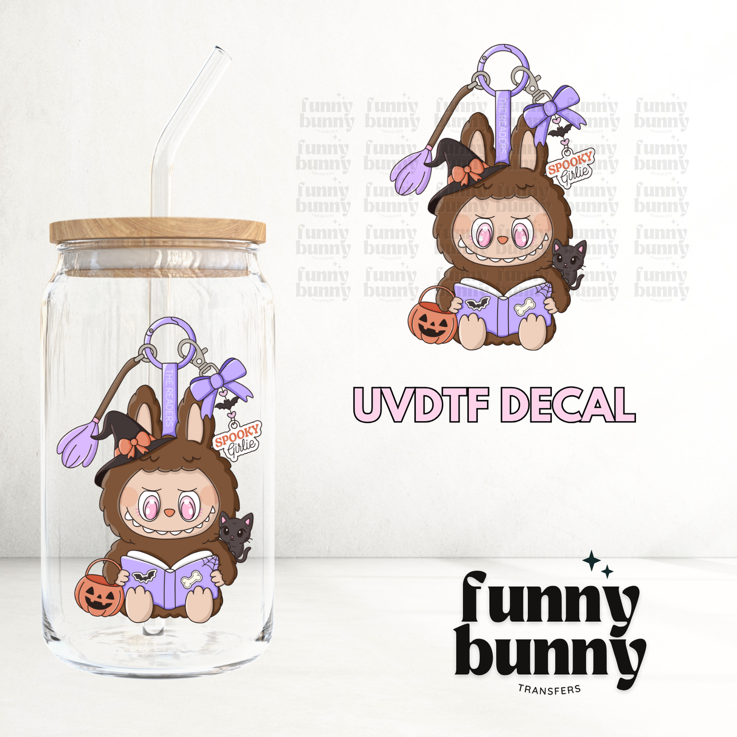 Labu Spooky Girlie - UVDTF Decal