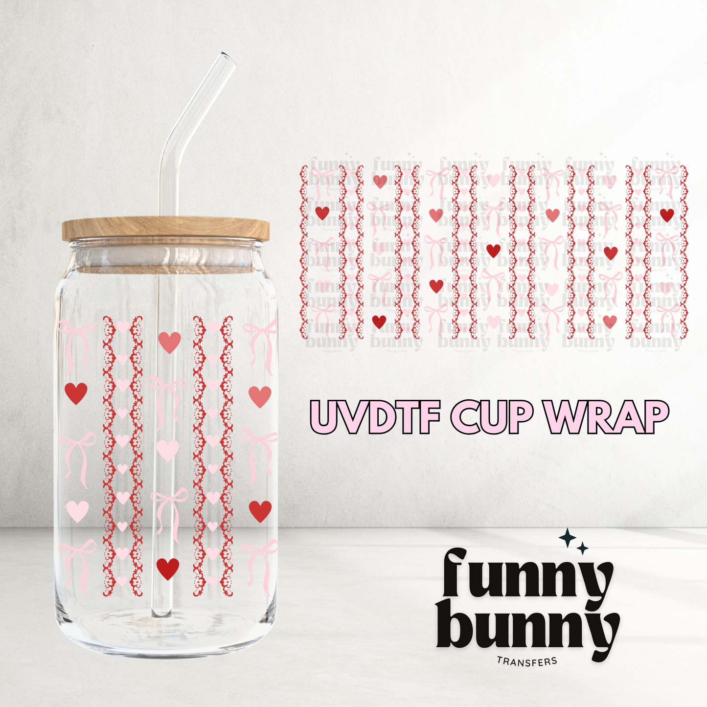 Lacey Valentine - 16oz UVDTF Cup Wrap