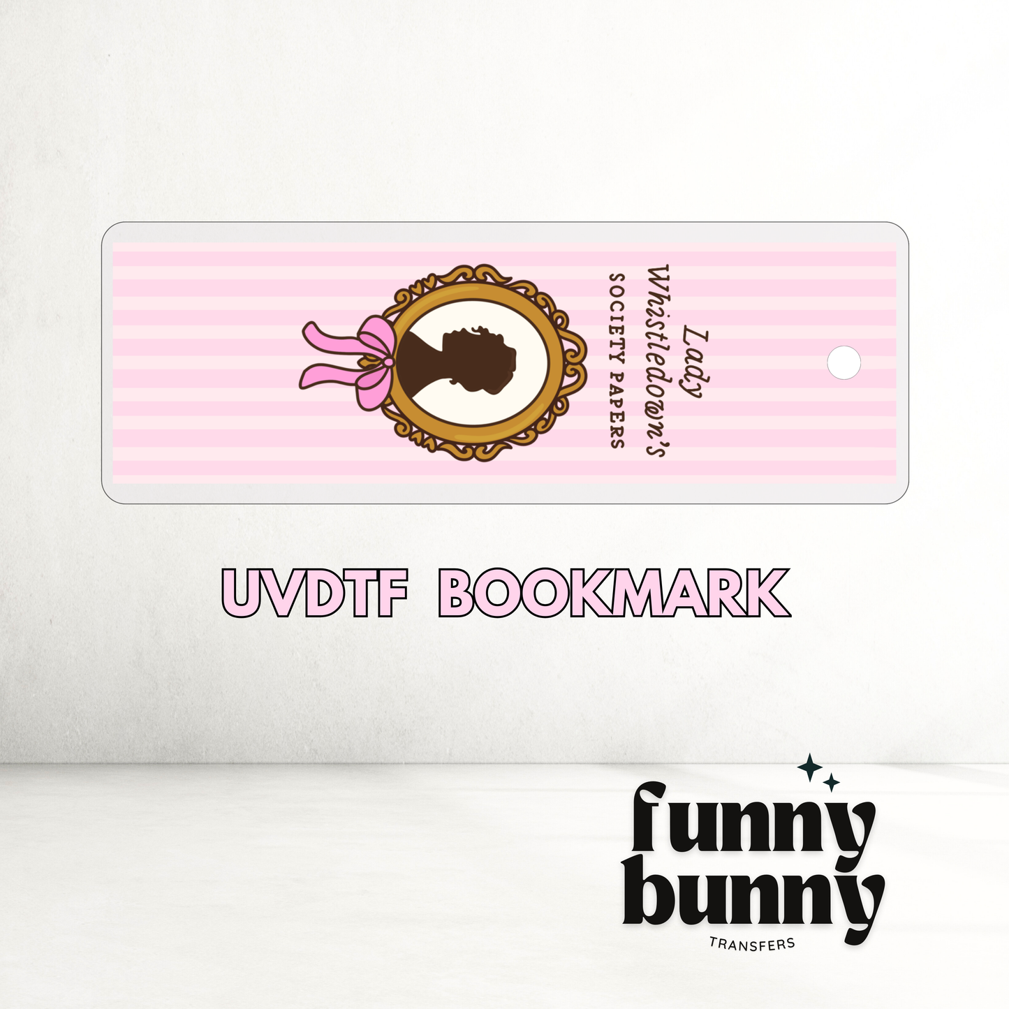 Lady Whistledown - UVDTF Bookmark Decal