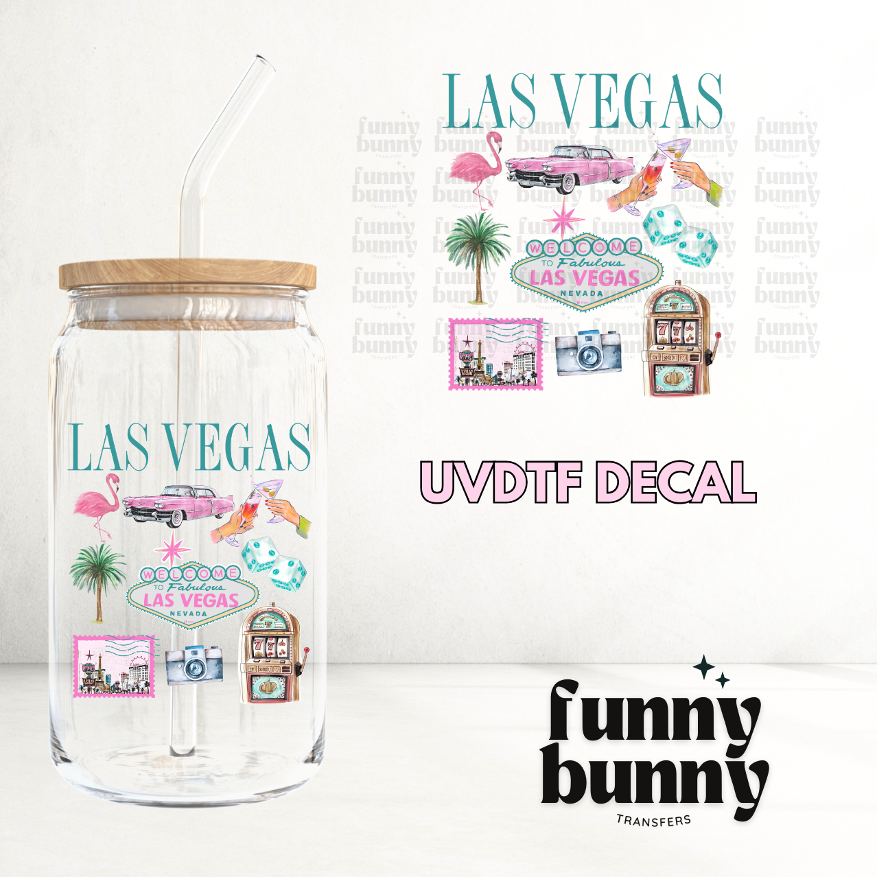 Las Vegas Baby - UVDTF Decal
