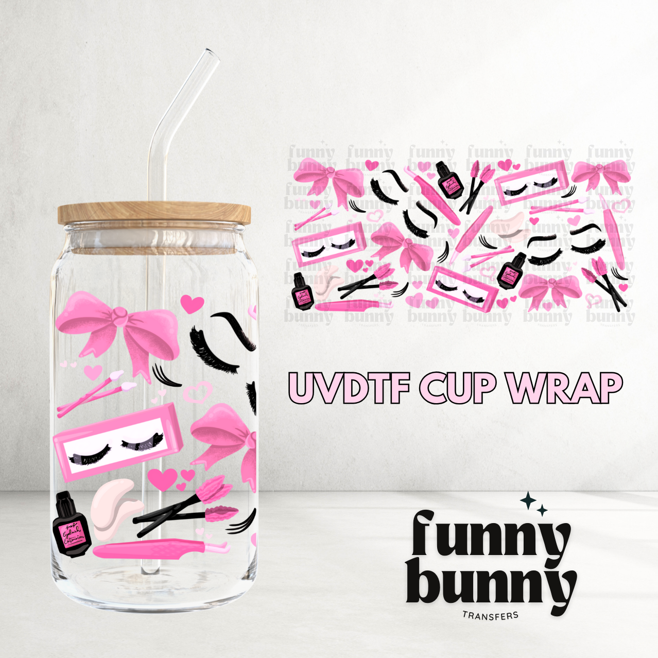 Lash Tech - 16oz UVDTF Cup Wrap