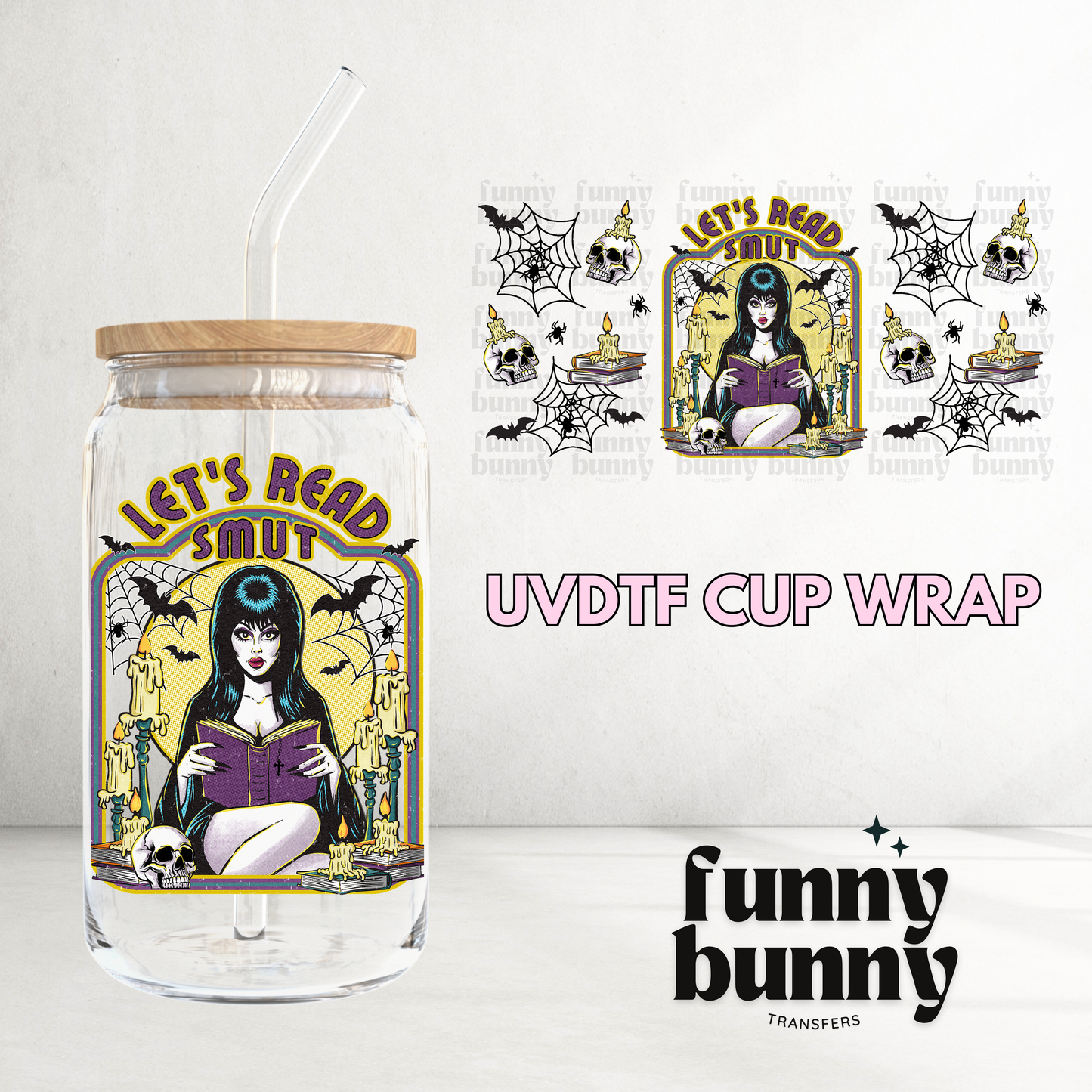 Let's Read Smut - 16oz UVDTF Cup Wrap