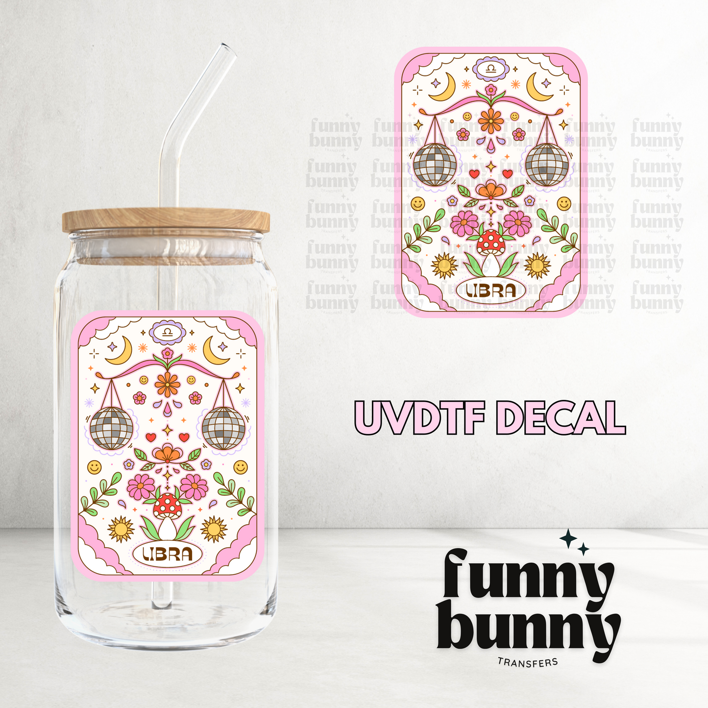 Libra Card - UVDTF Decal