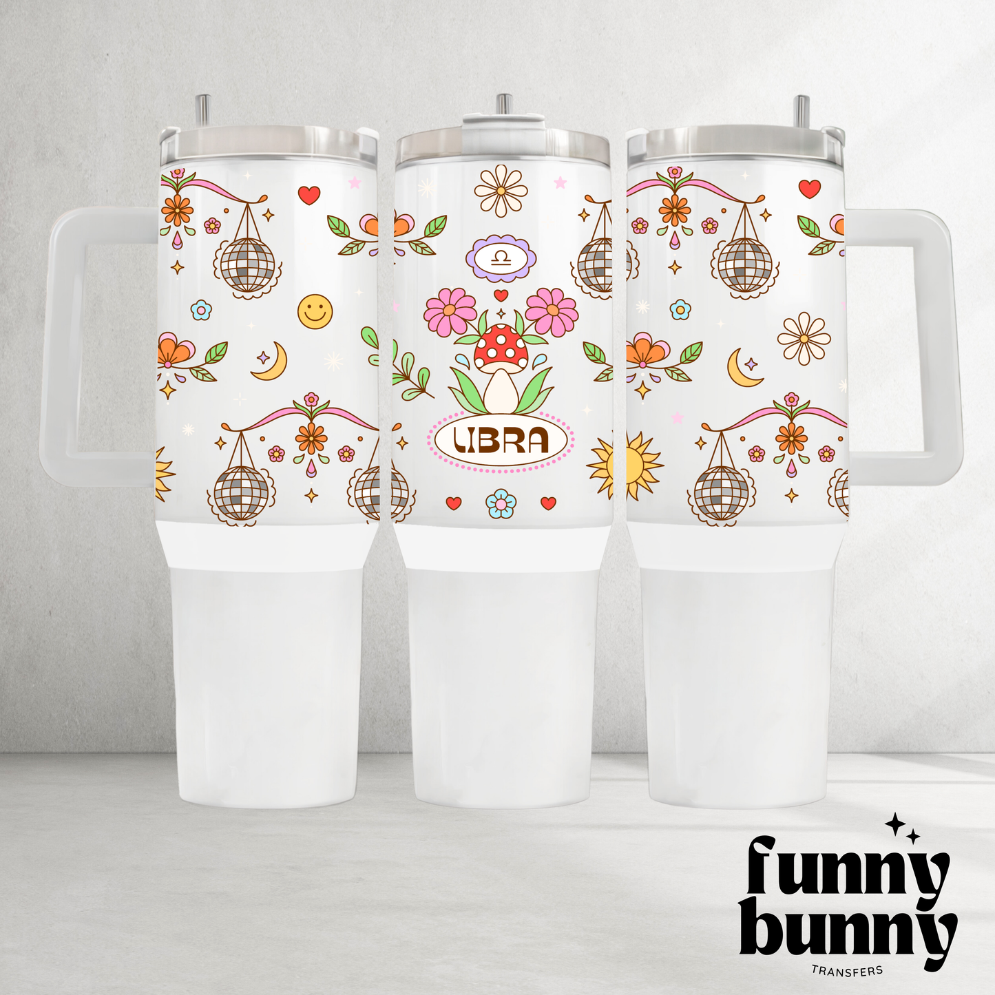 Libra Zodiac - 40oz UVDTF Tumbler Wrap