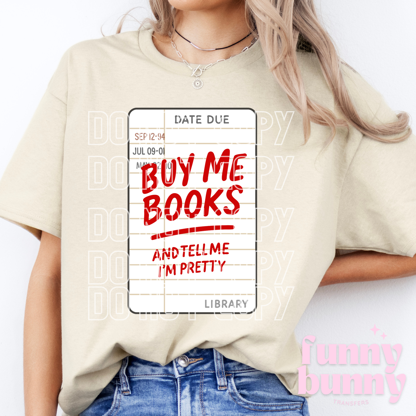 Like Buy Me Books - DTF Transfer