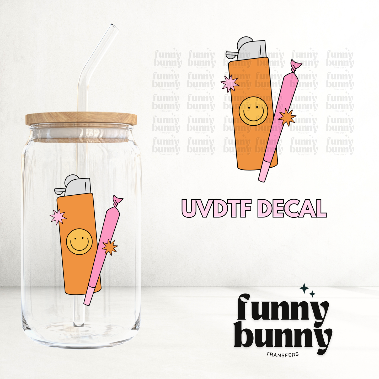 Lil Pink Joint - UVDTF Decal