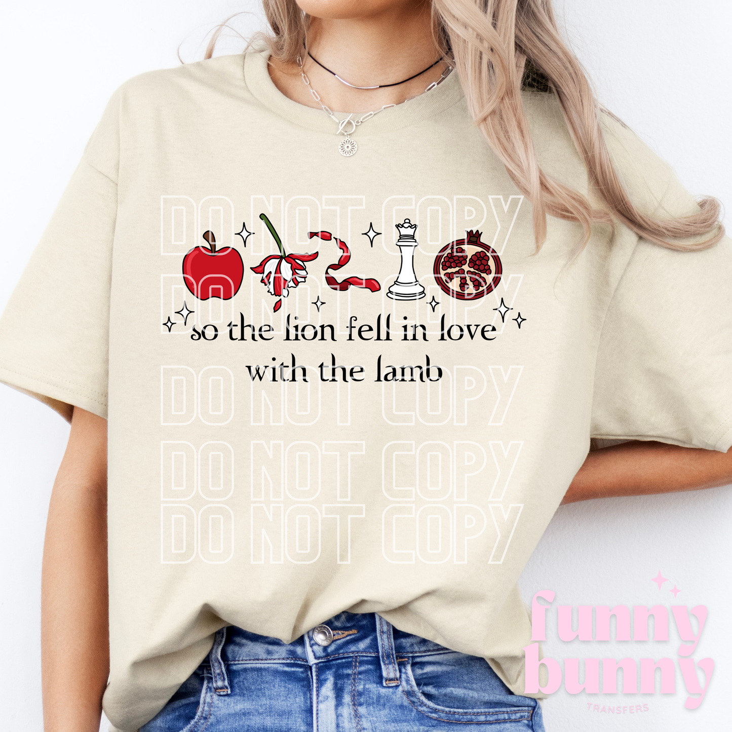 Lion Love Lamb - DTF Transfer