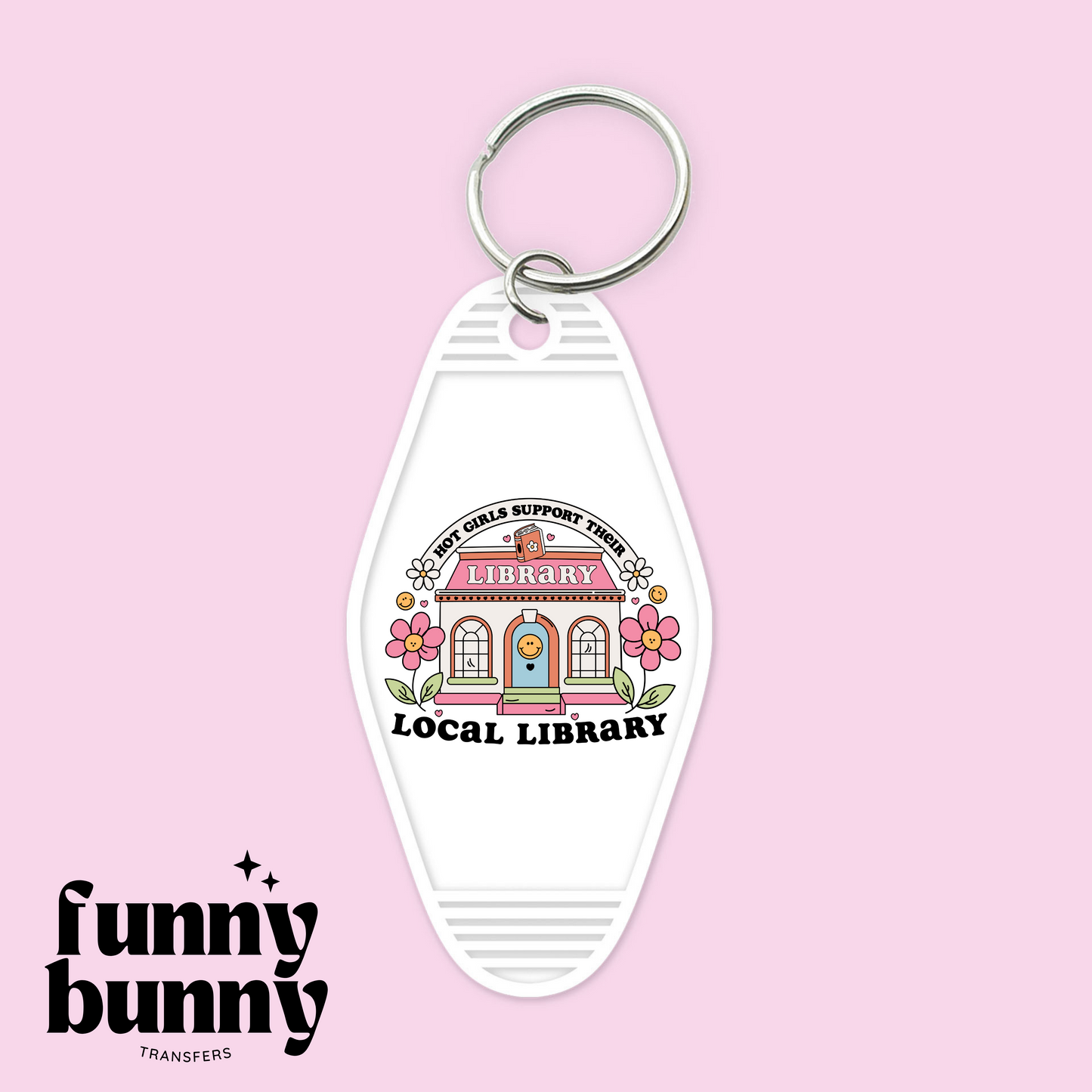 Local Library - Motel Keychain