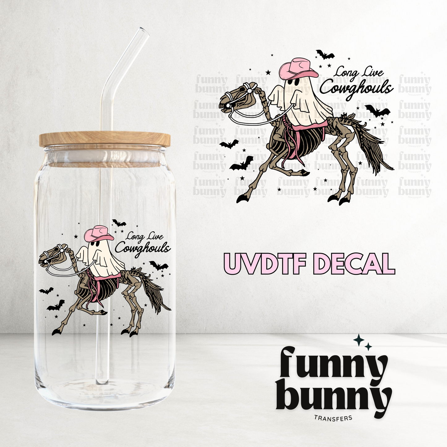 Long Live Cowghouls - UVDTF Decal