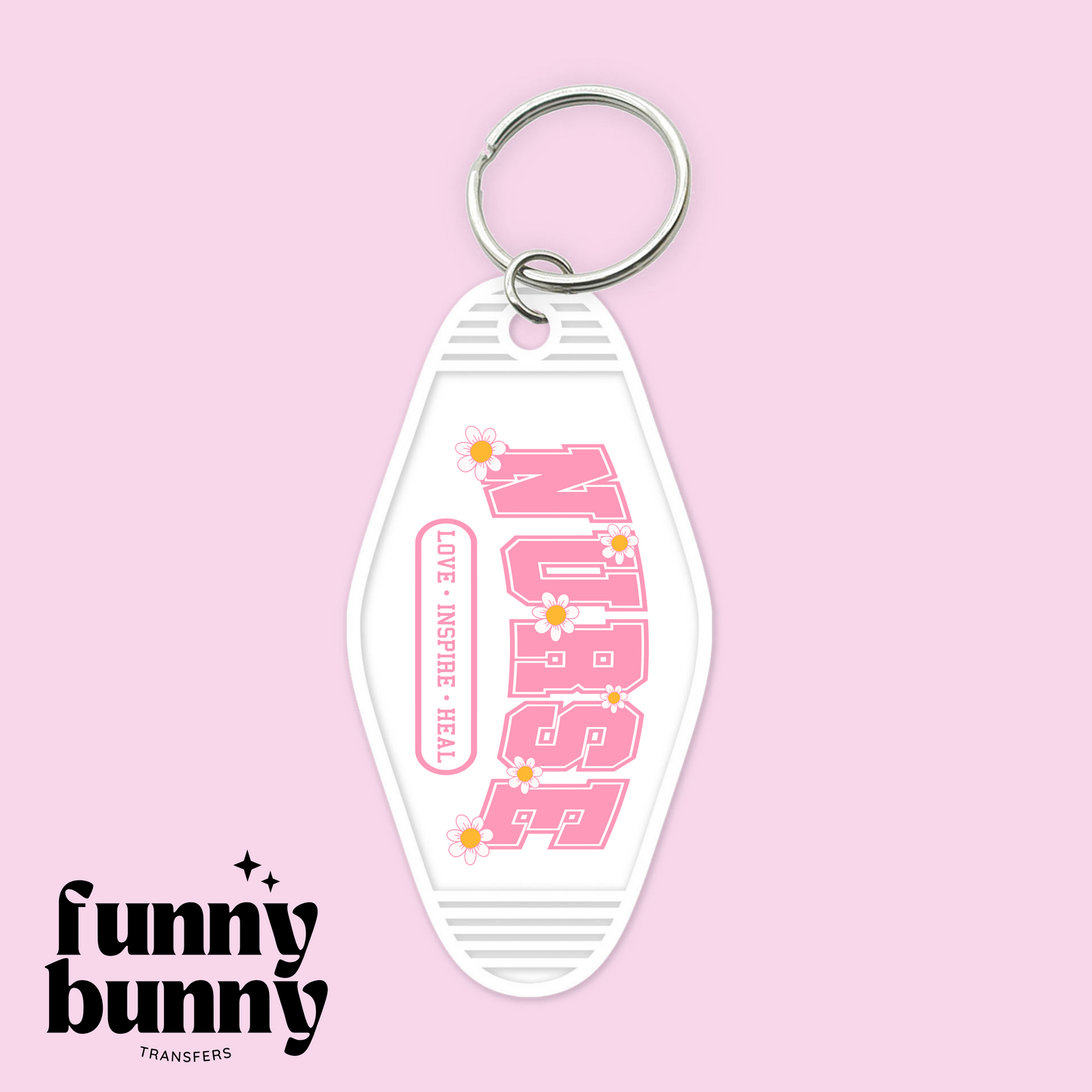 Love Heal Nurse - Motel Keychain