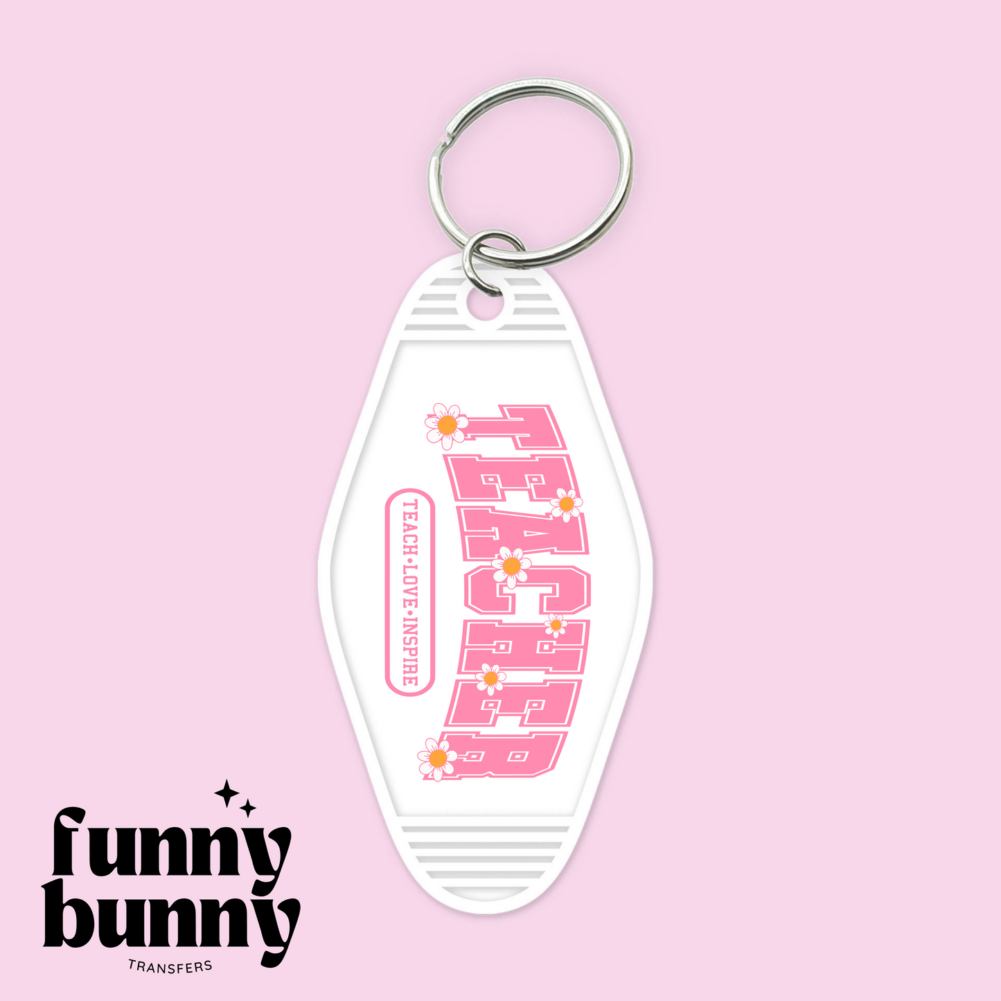 Love Inspire Teacher - Motel Keychain
