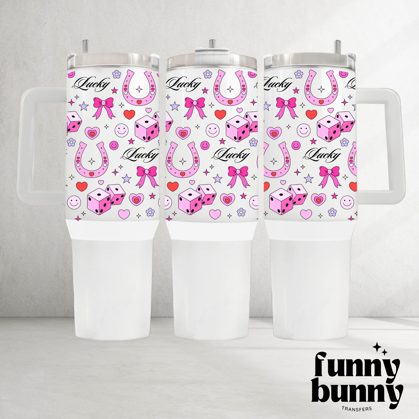 Lovely Luck - 40oz UVDTF Tumbler Wrap