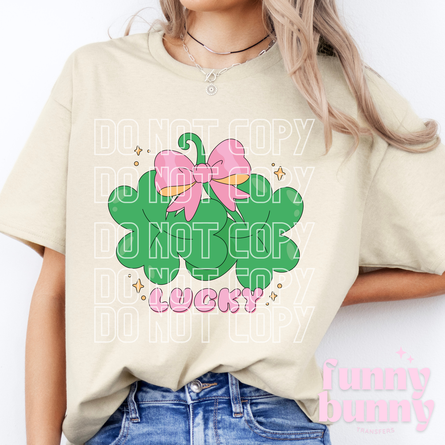 Lucky Clover Bow - DTF Transfer