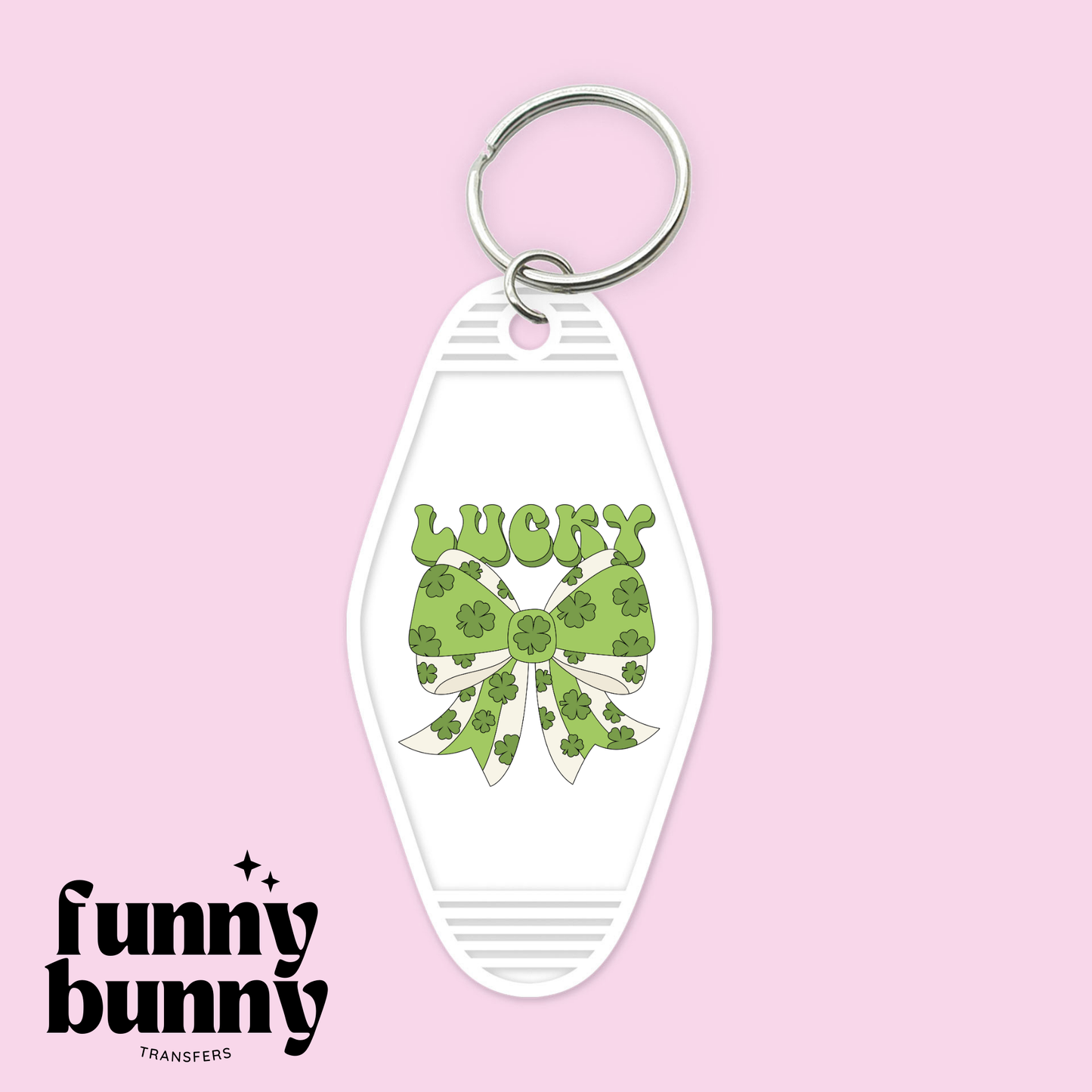 Lucky Clover Bow - Motel Keychain