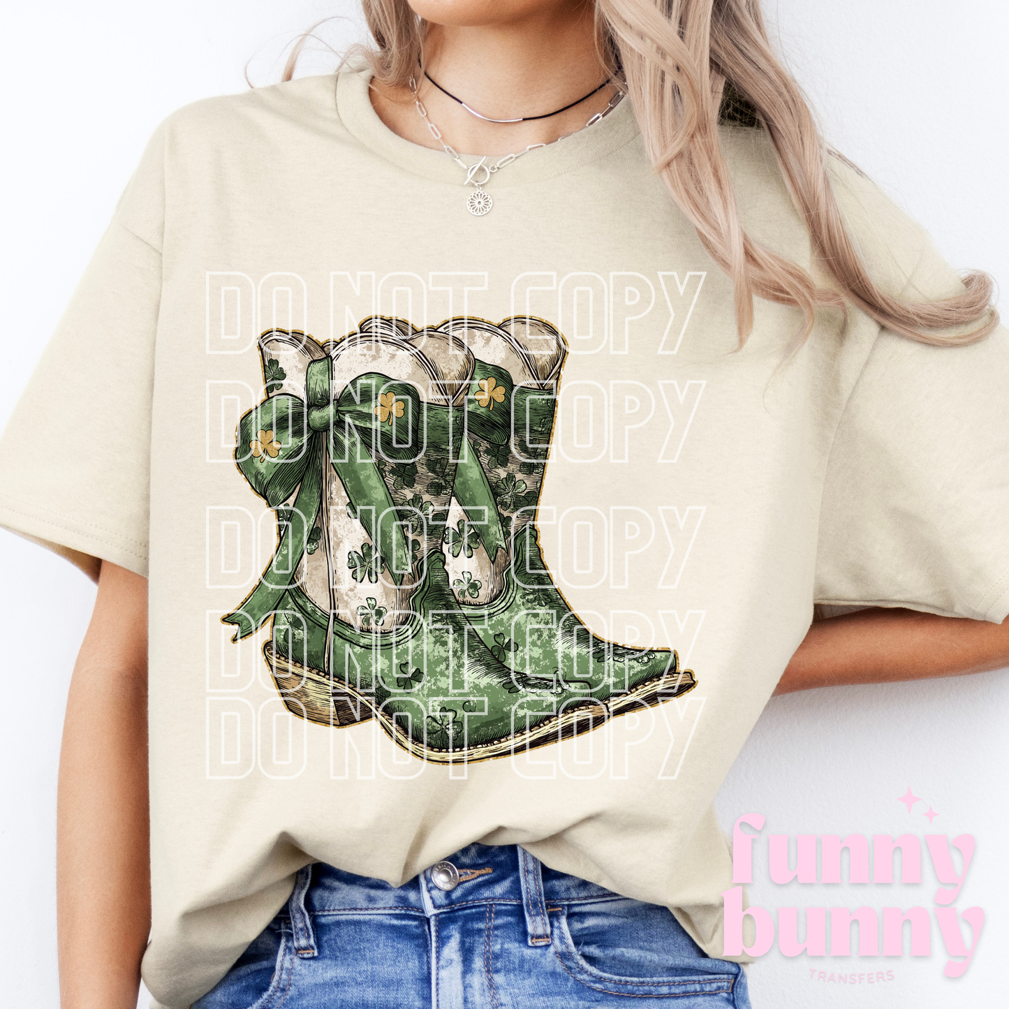 Lucky Cowgirl - DTF Transfer