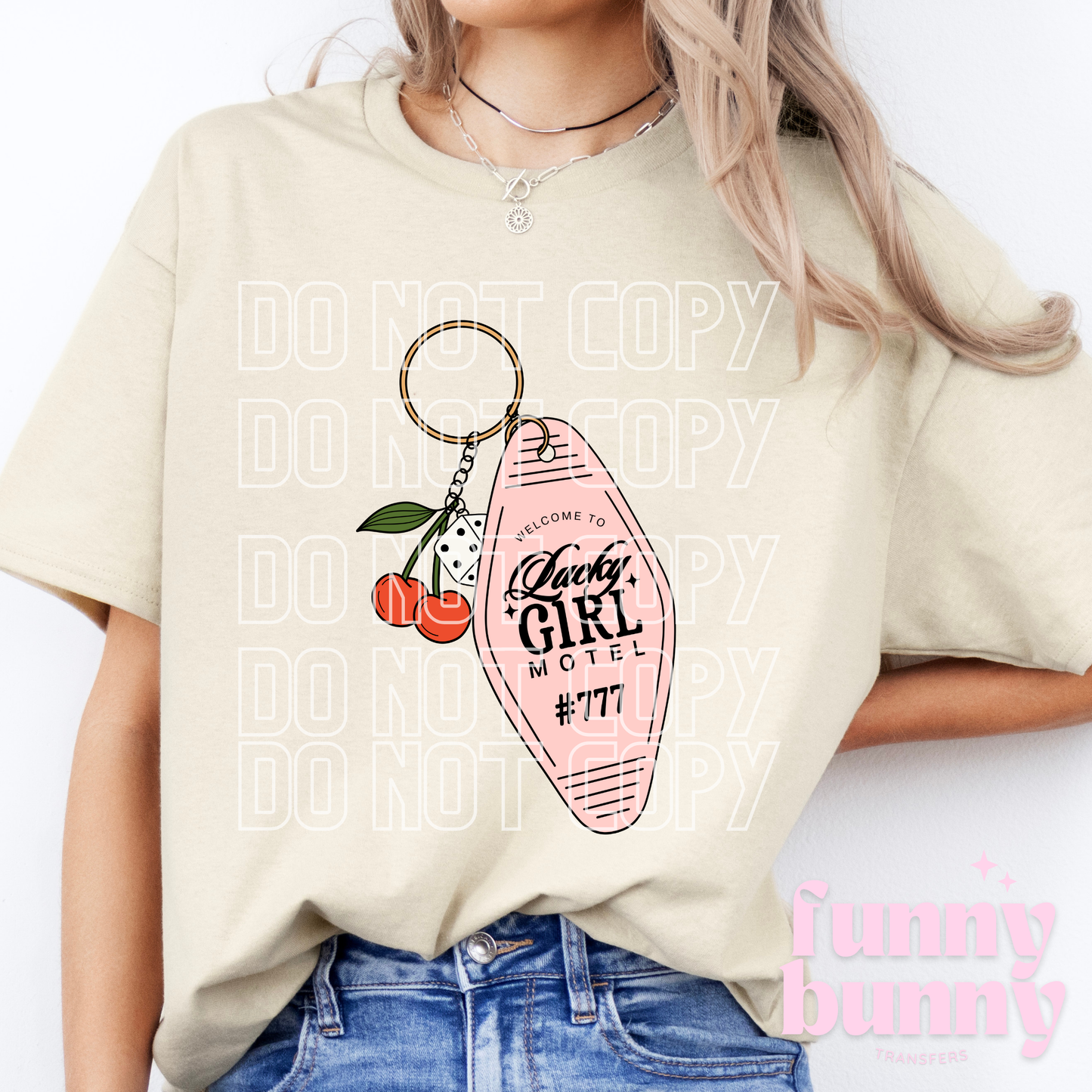 Lucky Girl 777 - DTF Transfer