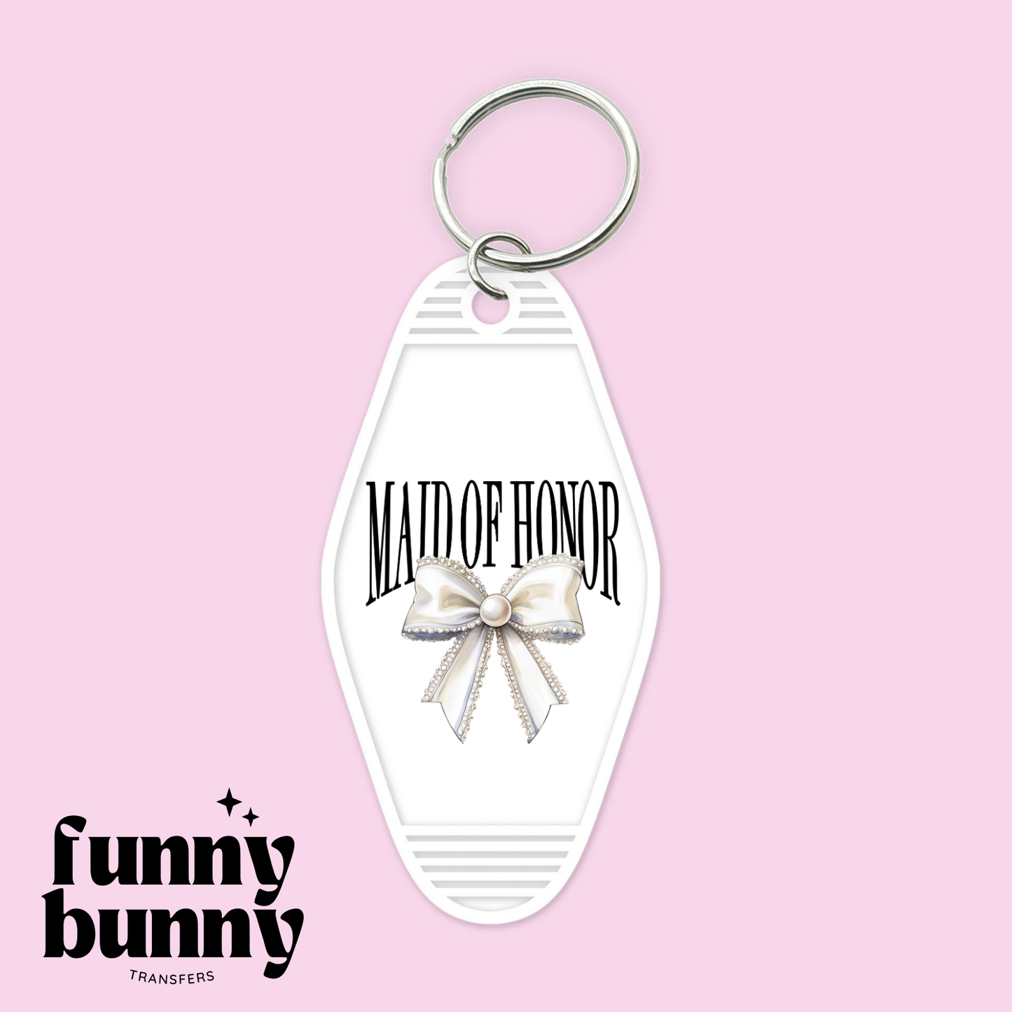 Maid Of Honor Bow - Motel Keychain