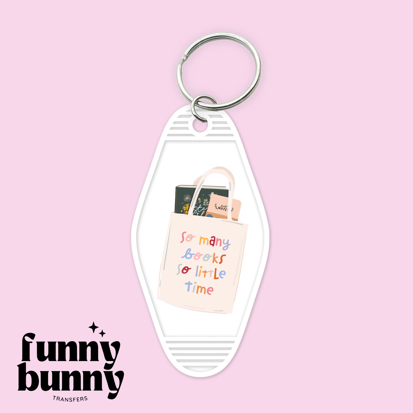Many Books - Motel Keychain
