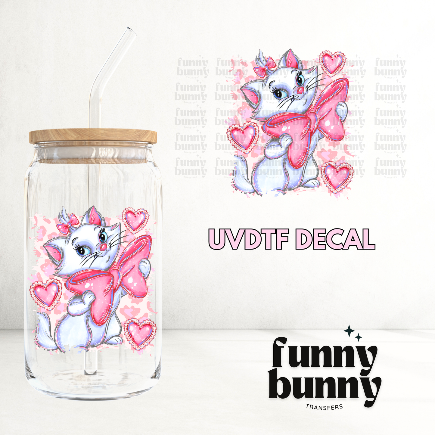 Marie Kitty - UVDTF Decal