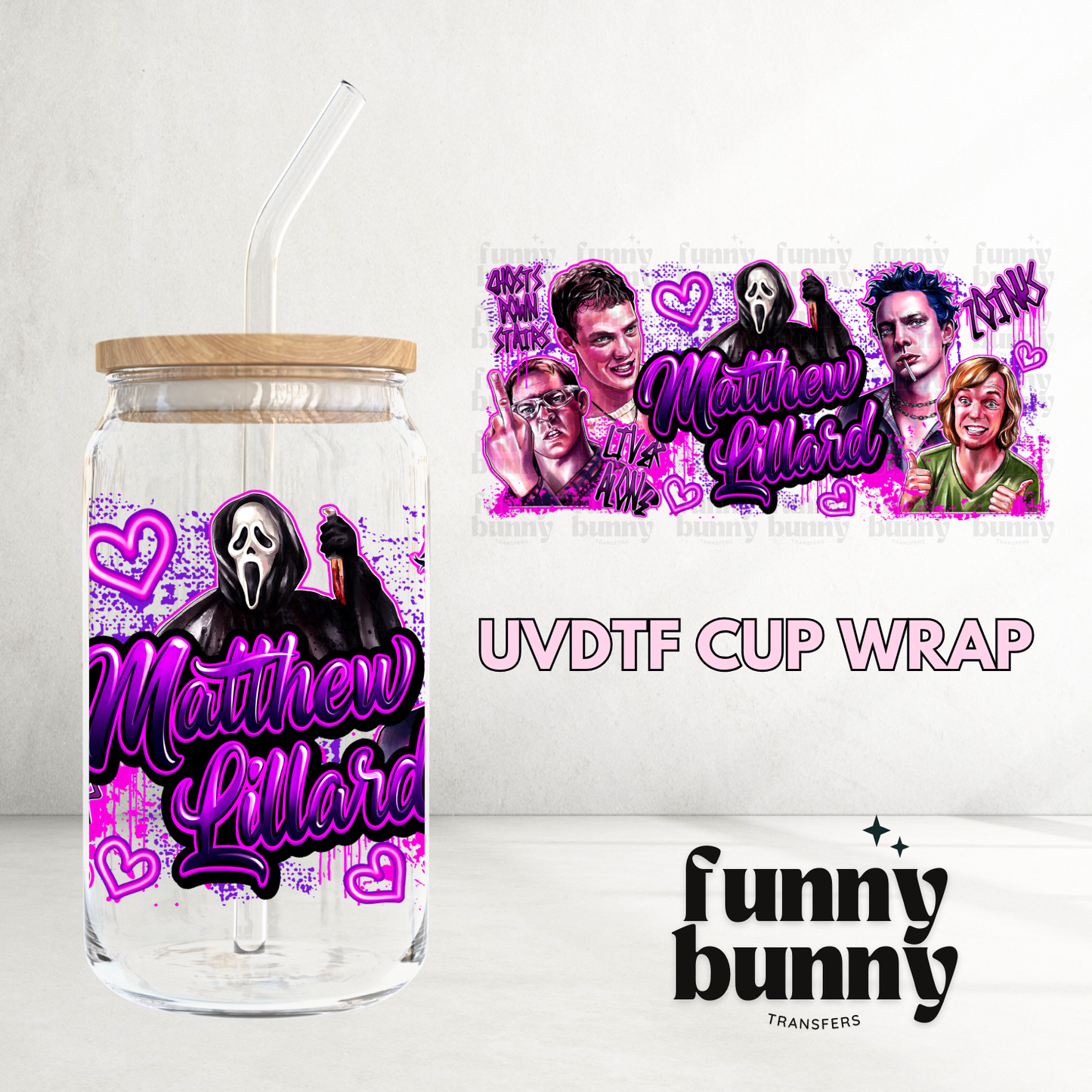 Matthew - 16oz UVDTF Cup Wrap