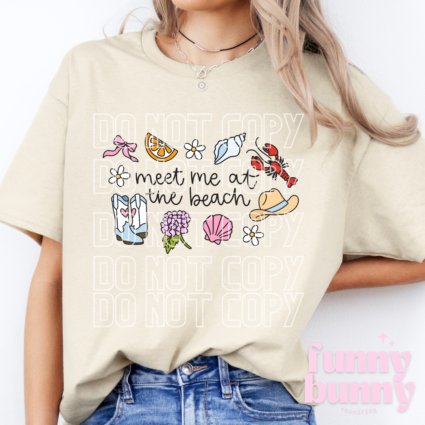 Meet Me Beach - DTF Transfer