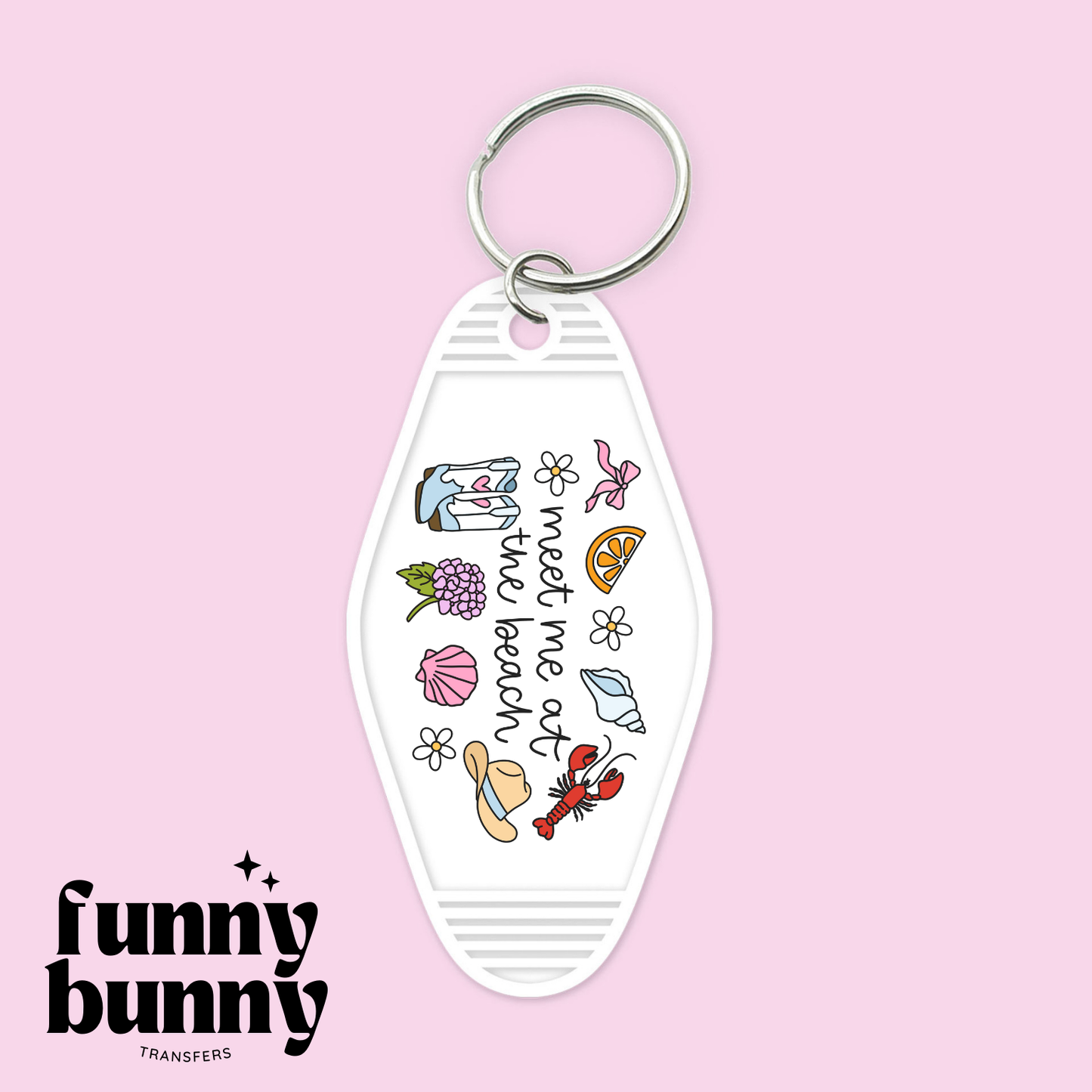 Meet Me Beach - Motel Keychain