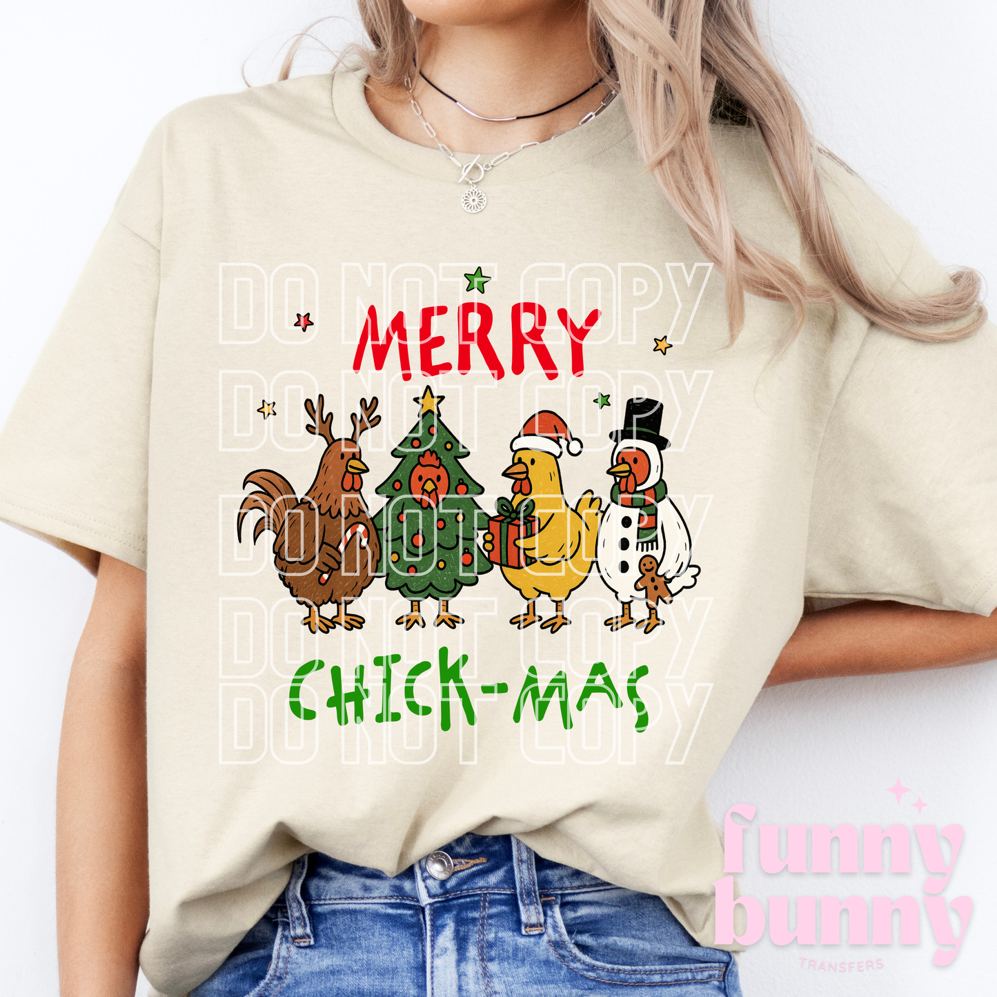 Merry Chick-Mas - DTF Transfer