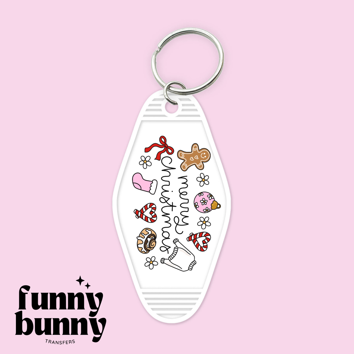 Merry Christmas Girlie - Motel Keychain