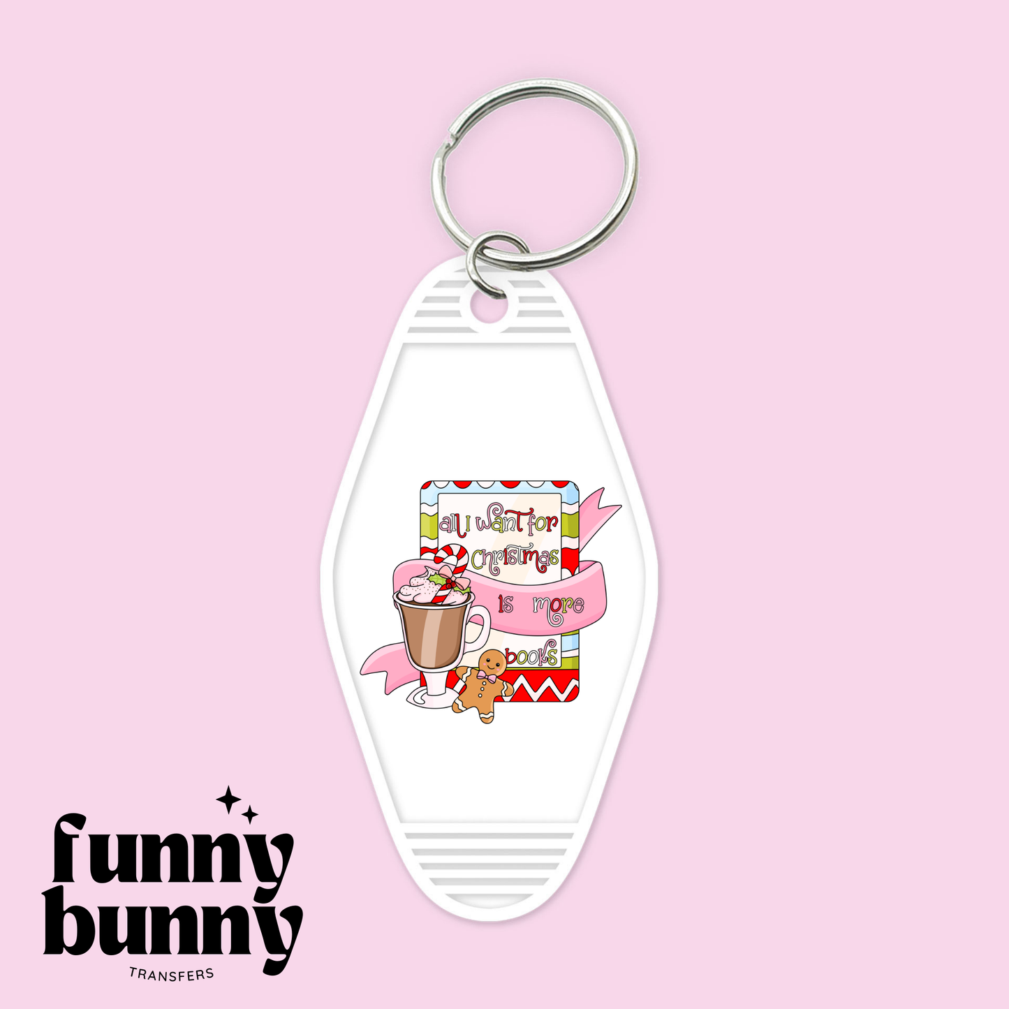More Christmas Book - Motel Keychain