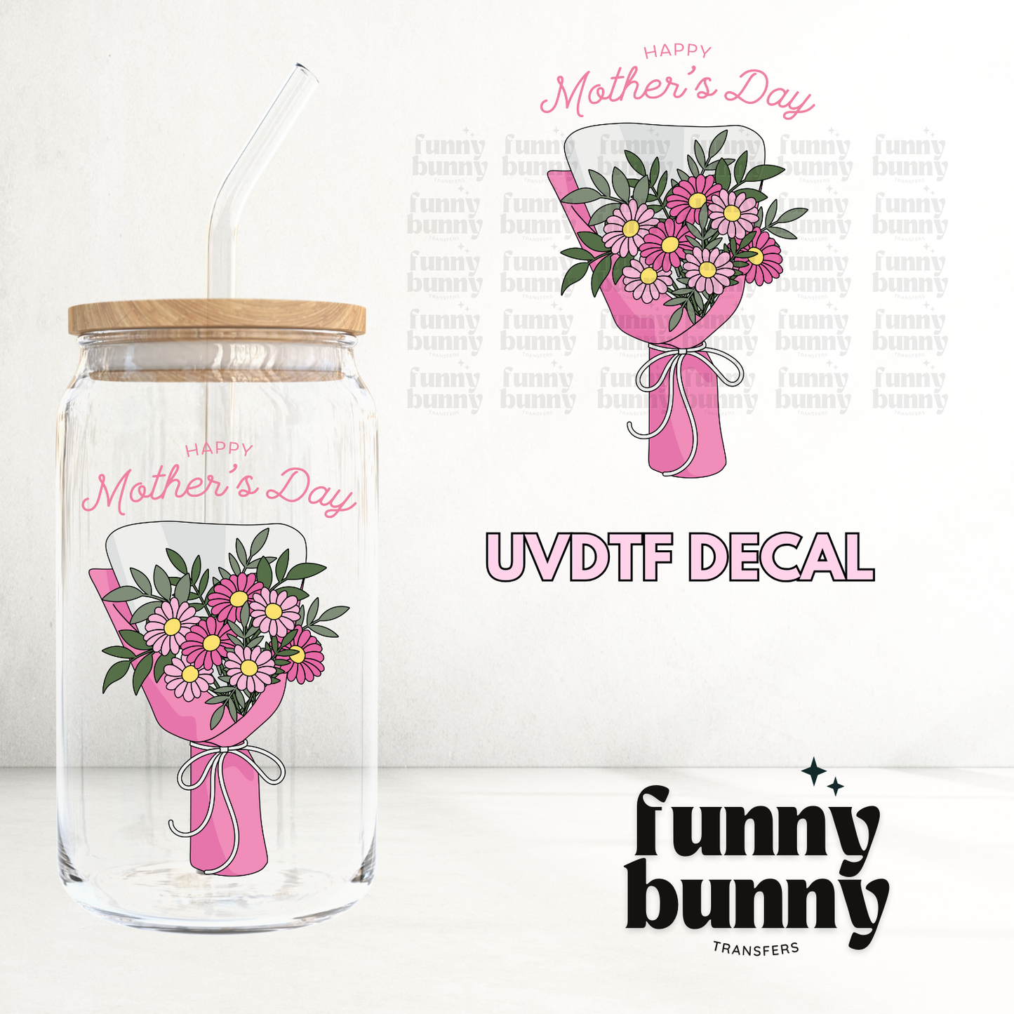 Mother's Day Bouquet - UVDTF Decal
