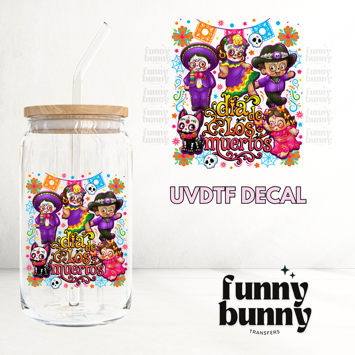 Muertos - UVDTF Decal