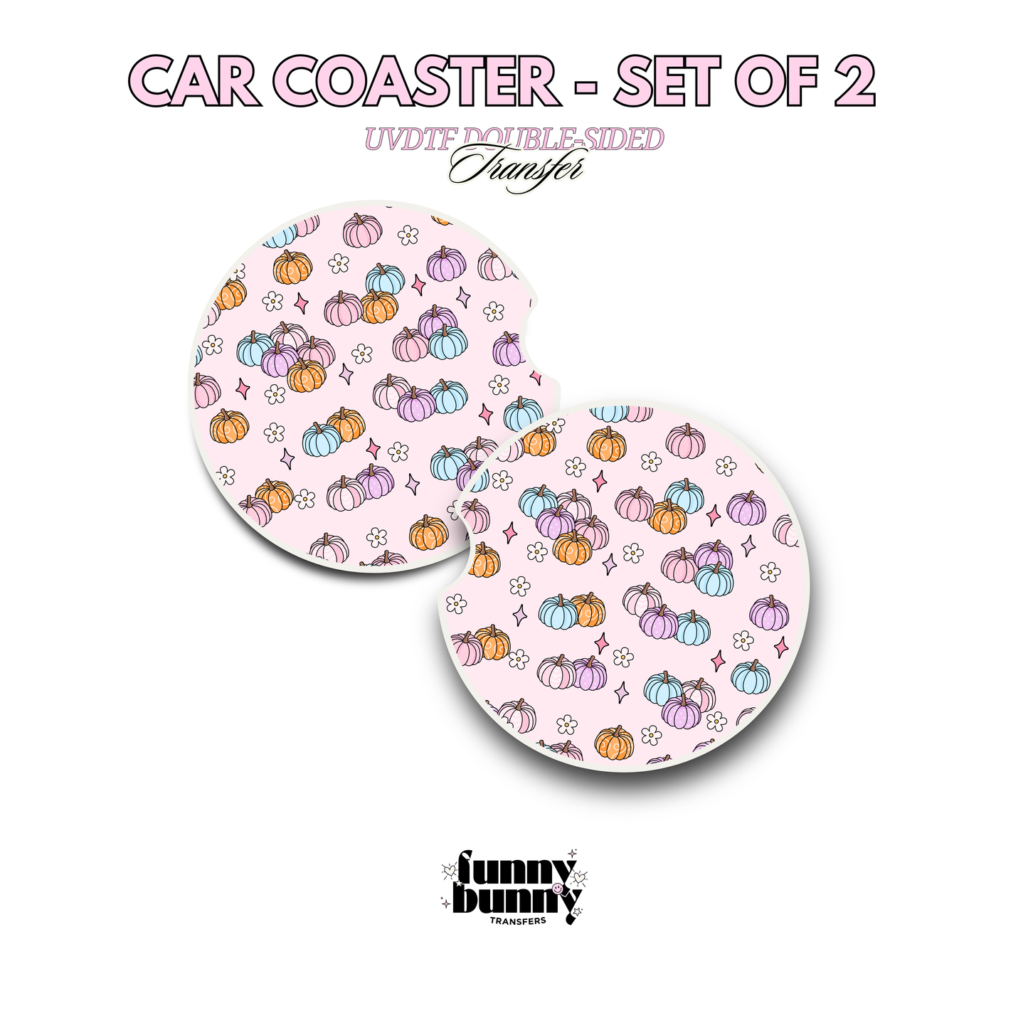 Multi Color Pumpkins - UVDTF Coaster