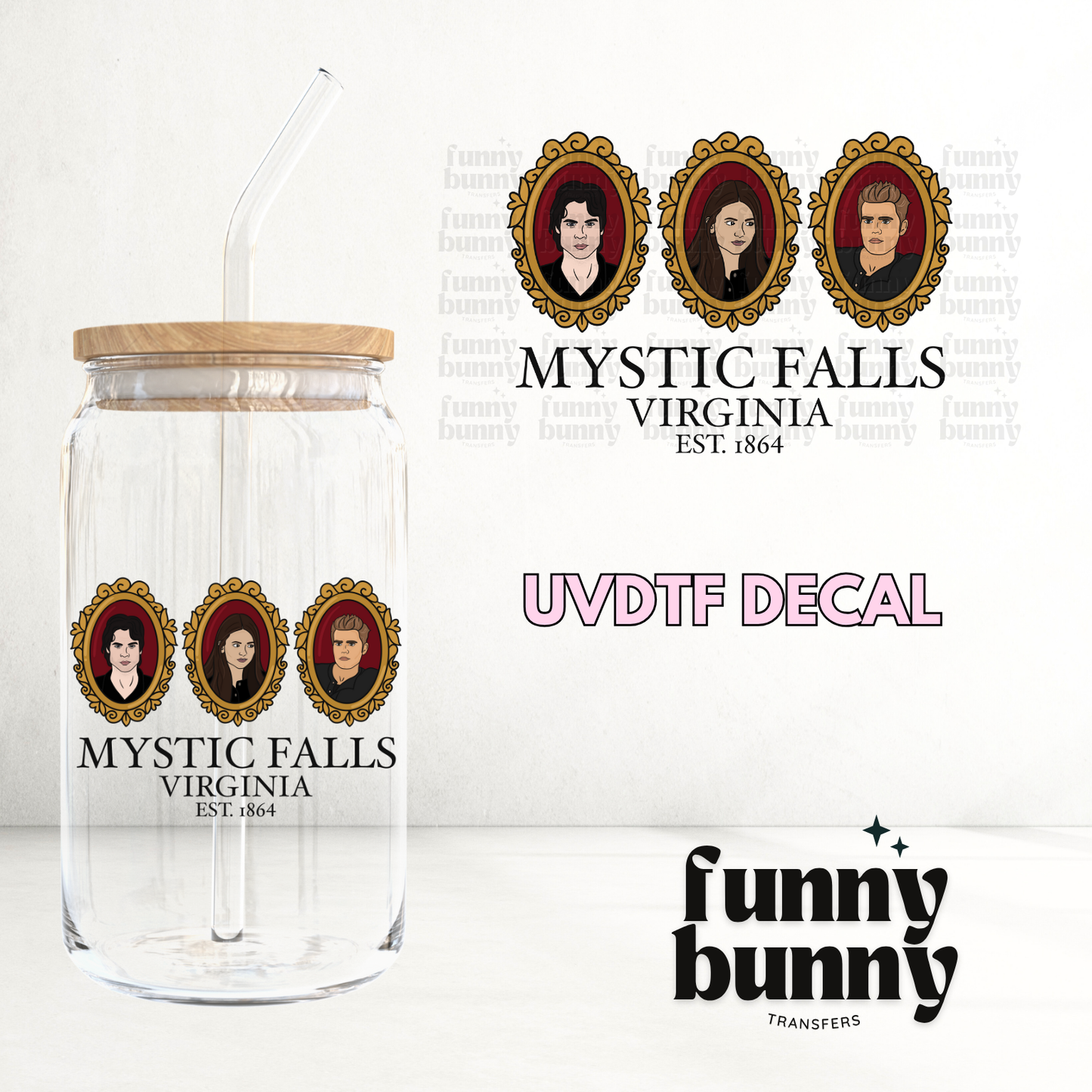 Mystic Vampire Diaries - UVDTF Decal