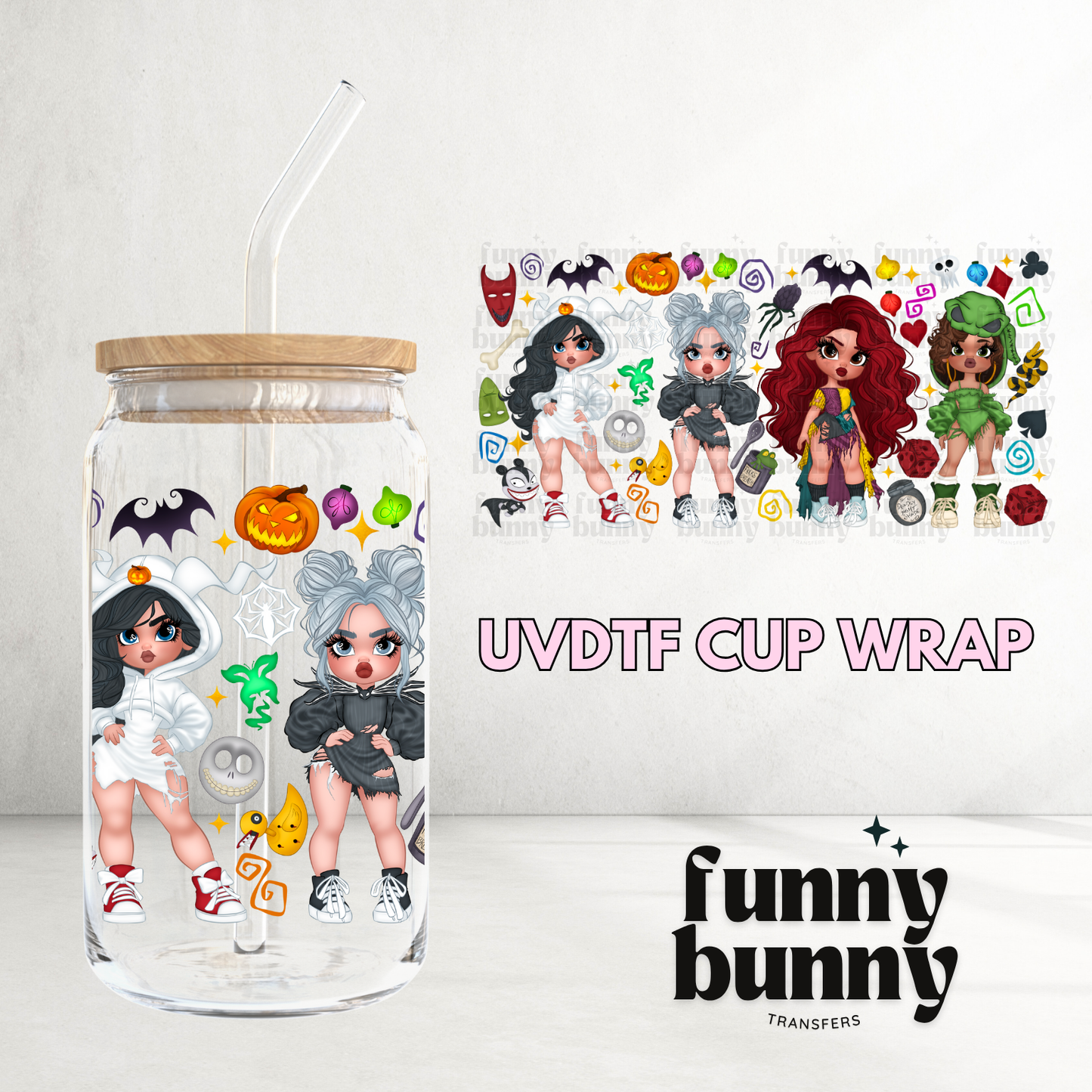 NBC Baddies - 16oz UVDTF Cup Wrap