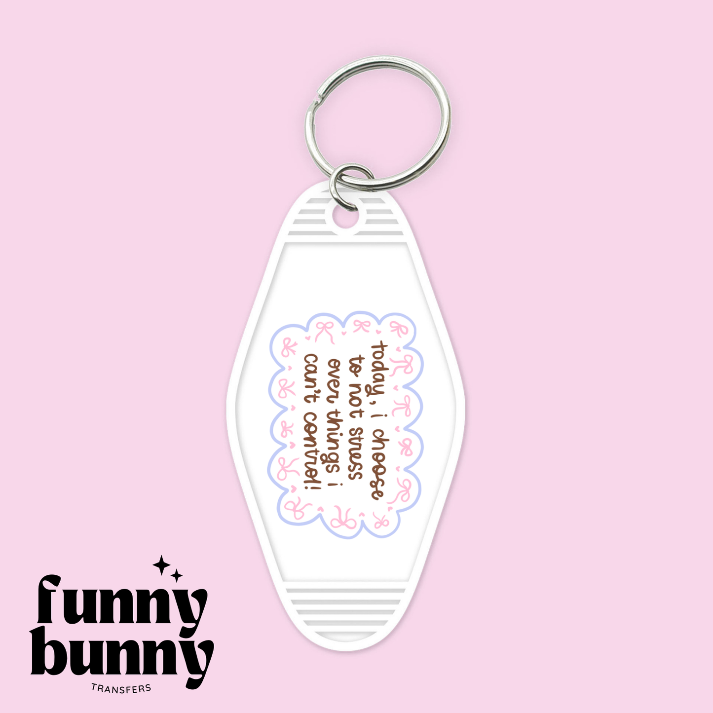 No Stress - Motel Keychain