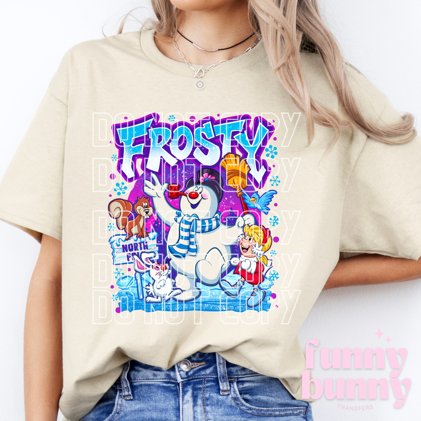 North Pole Frosty - DTF Transfer