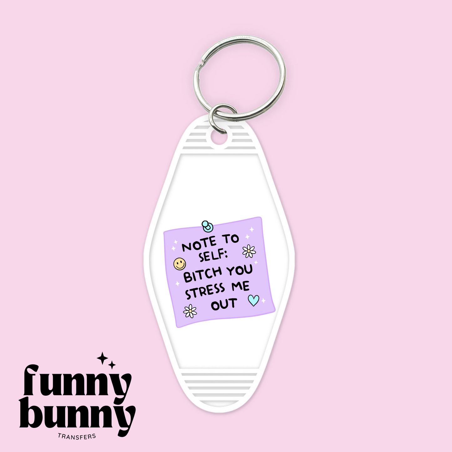 Note To Self - Motel Keychain