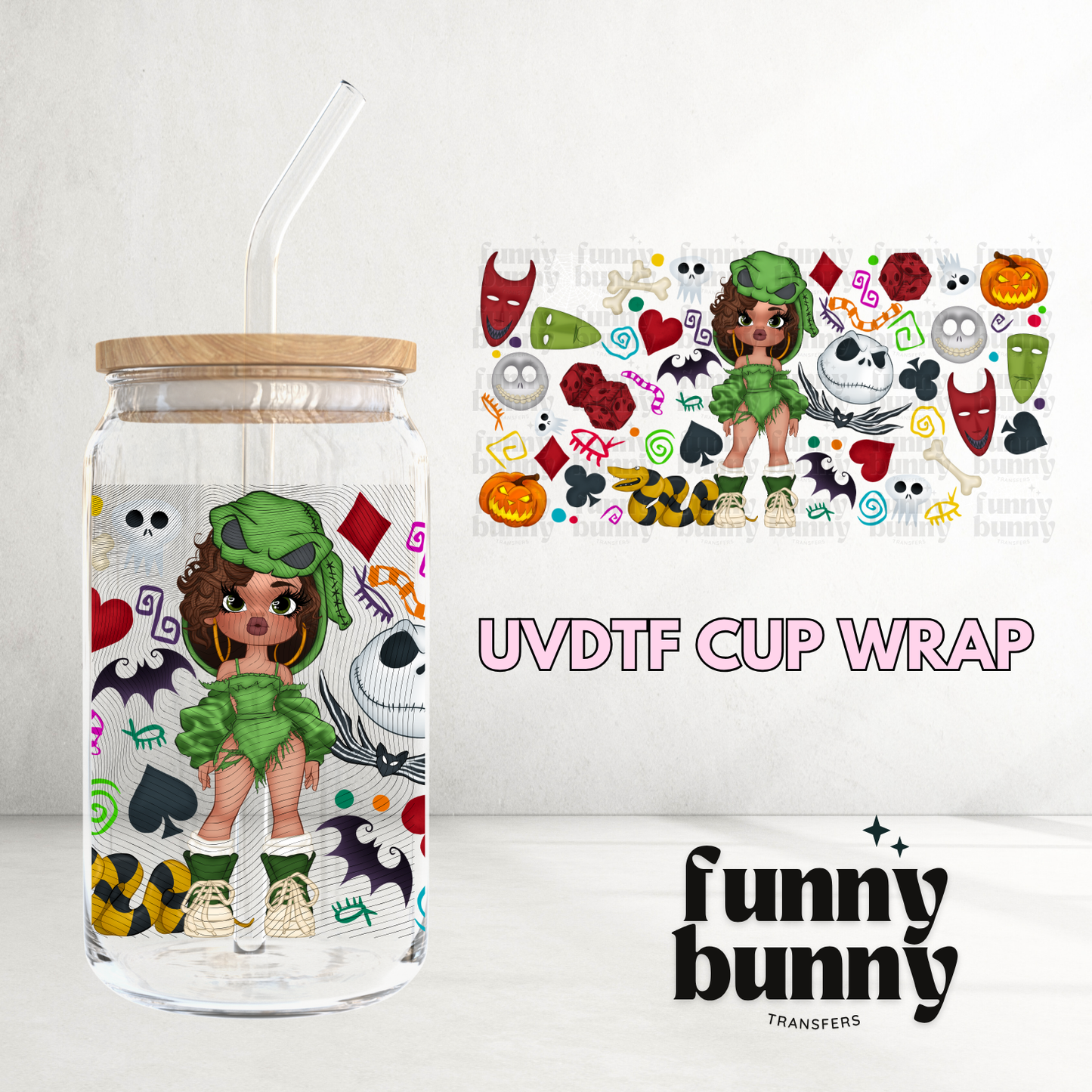 Oogie Baddie - 16oz UVDTF Cup Wrap