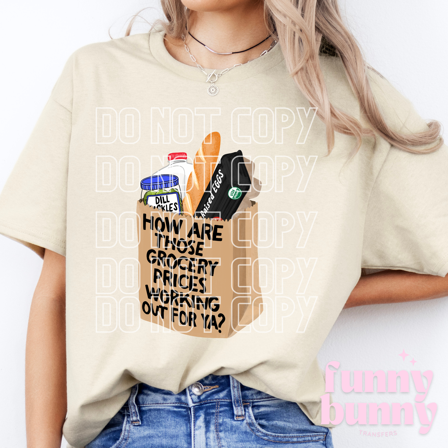 Organic Grocery Bag - DTF Transfer