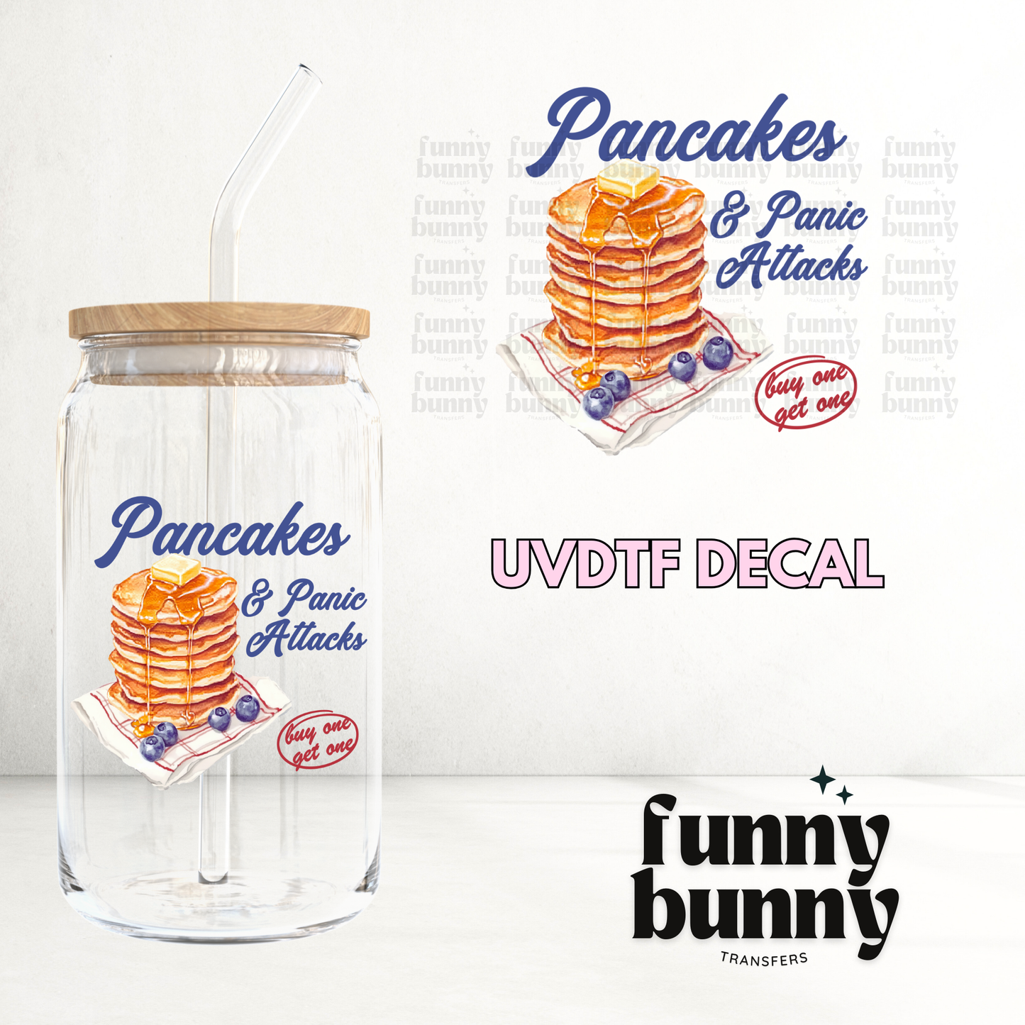 Pancakes - UVDTF Decal