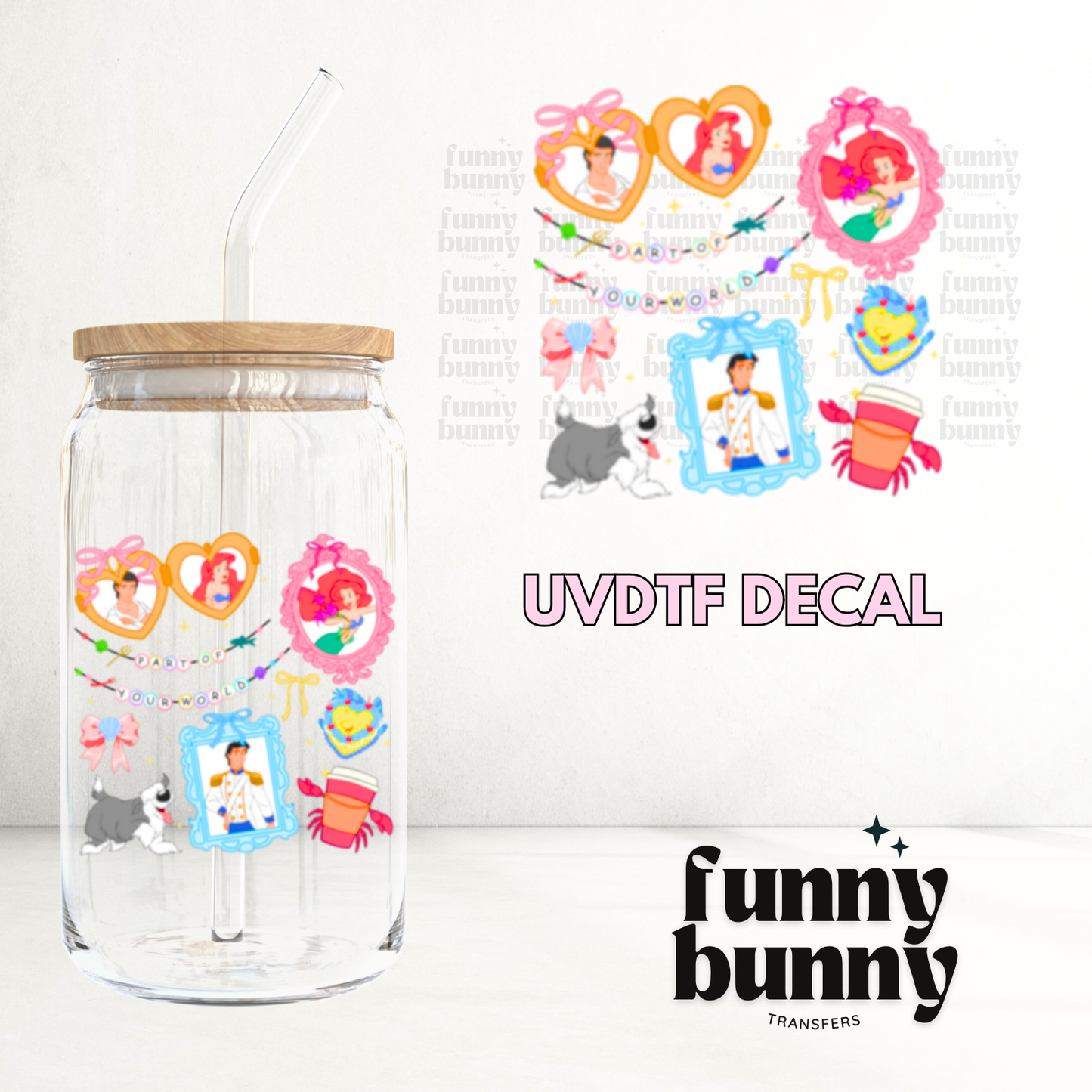Part Of Your World Locket - UVDTF Decal