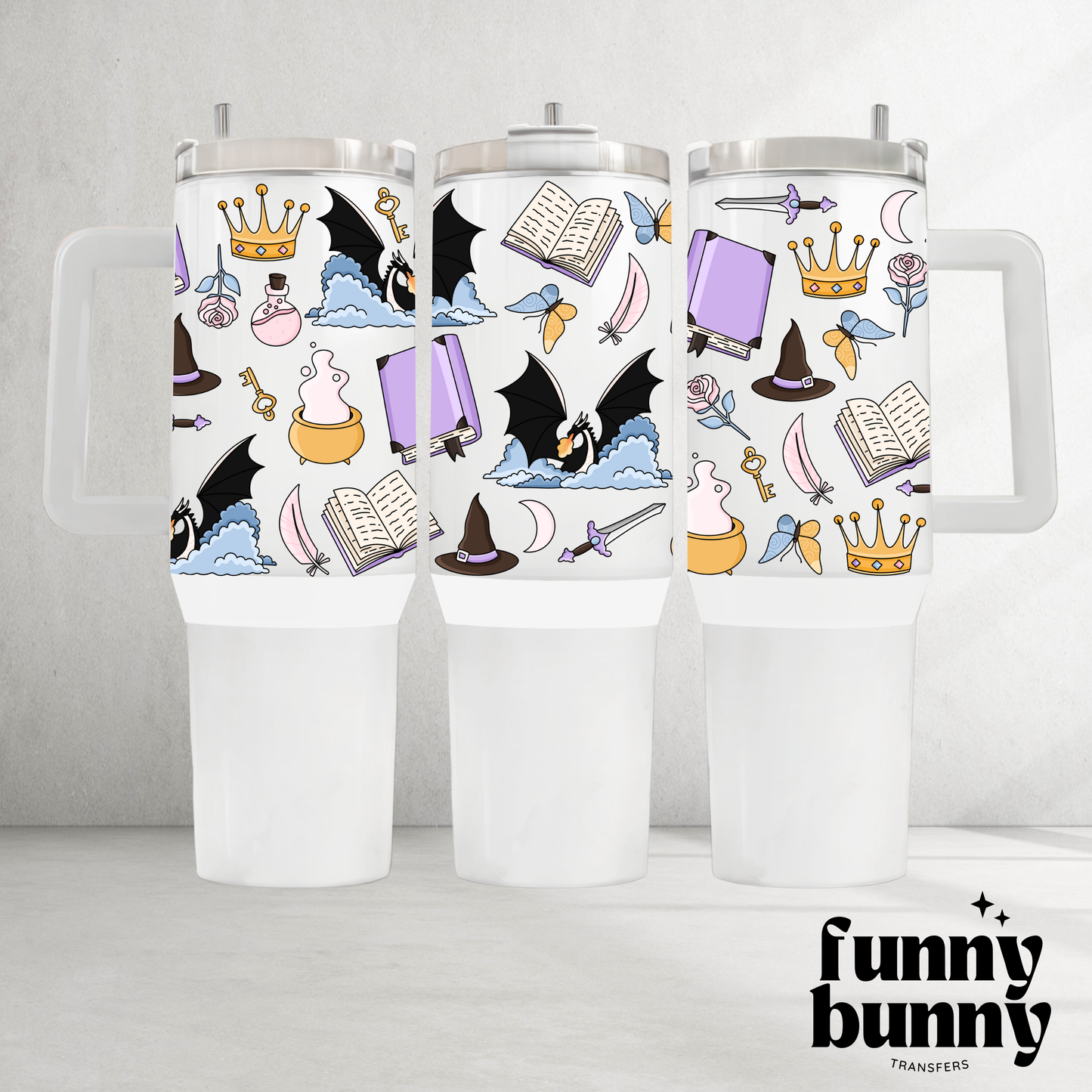 Pastel Fantasy - 40oz UVDTF Tumbler Wrap