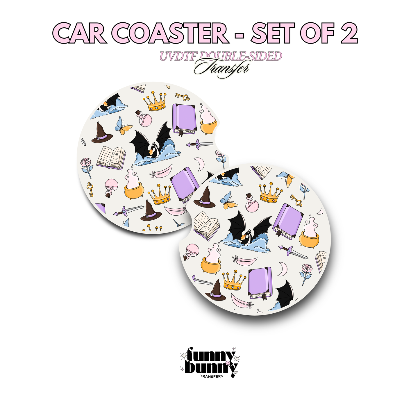 Pastel Fantasy - UVDTF Coaster