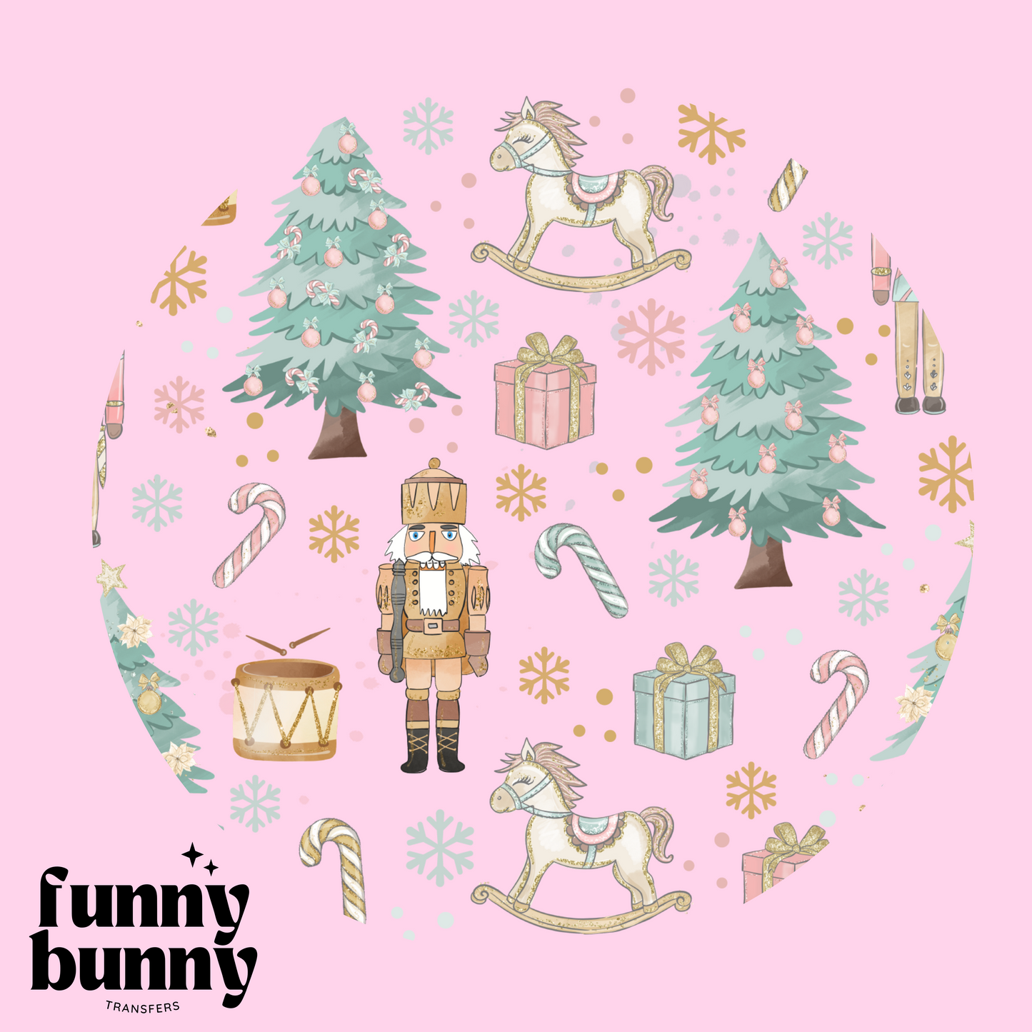 Christmas Nutcracker - UVDTF Lid Decal