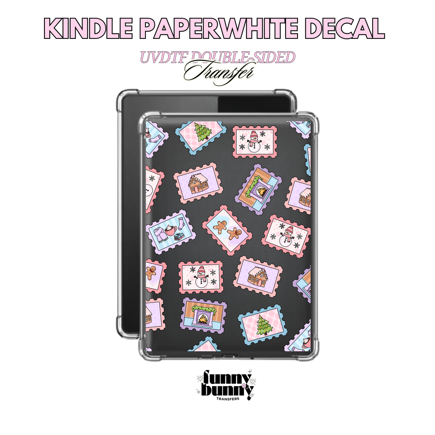Pastel Stamps - Kindle Decal