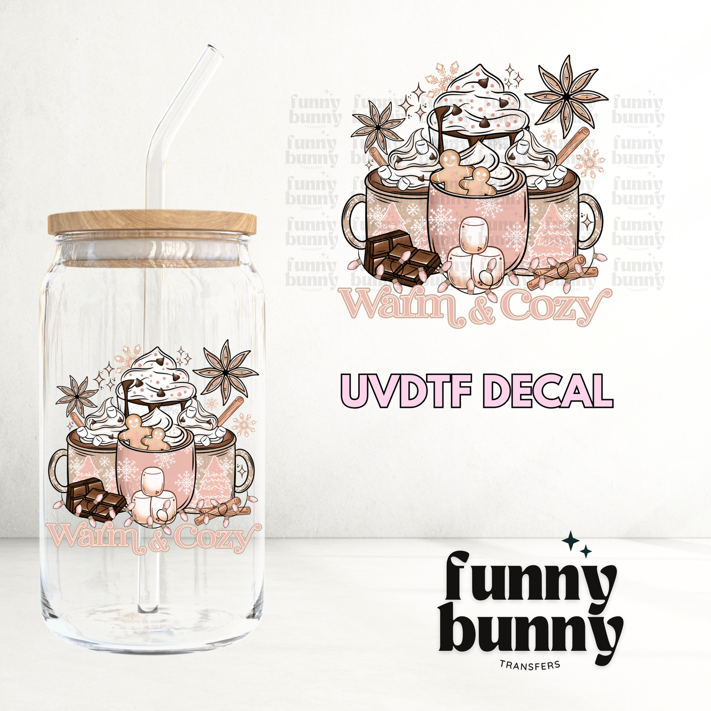 Pastel Warm & Cozy - UVDTF Decal