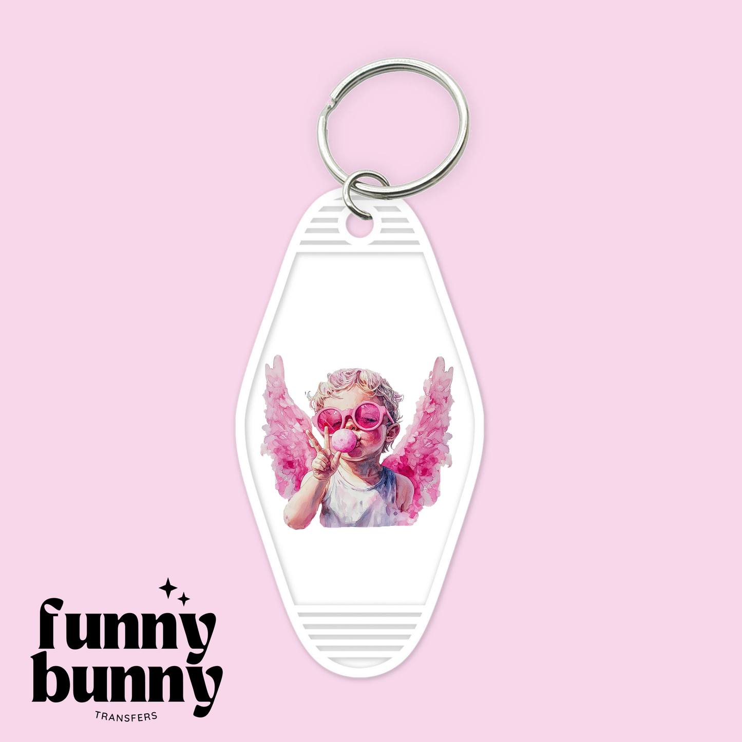 Peace Love Cupid - Motel Keychain
