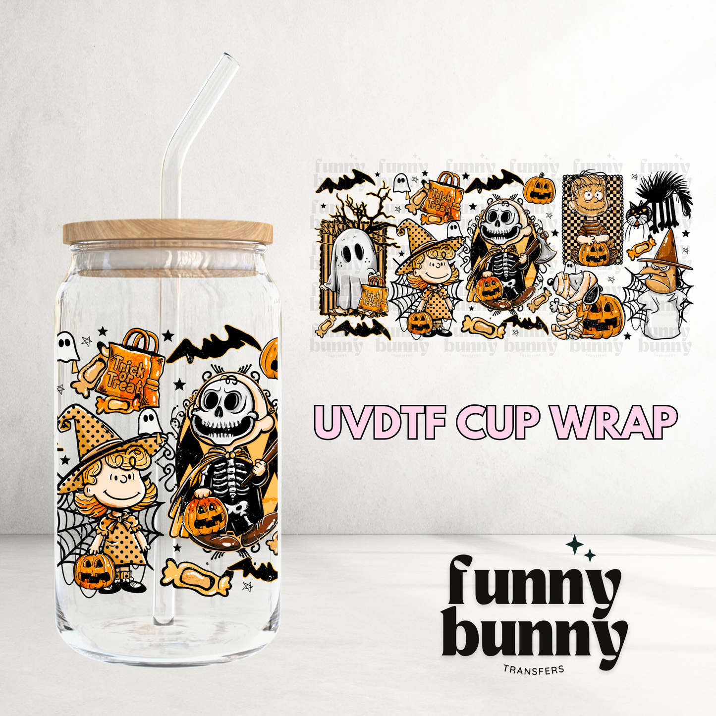 Peanut Fall - 16oz UVDTF Cup Wrap